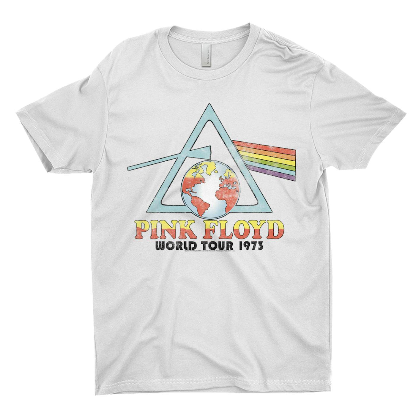 Pink Floyd T-Shirt | Vintage Reissue World Tour 1973 Pink Floyd Shirt