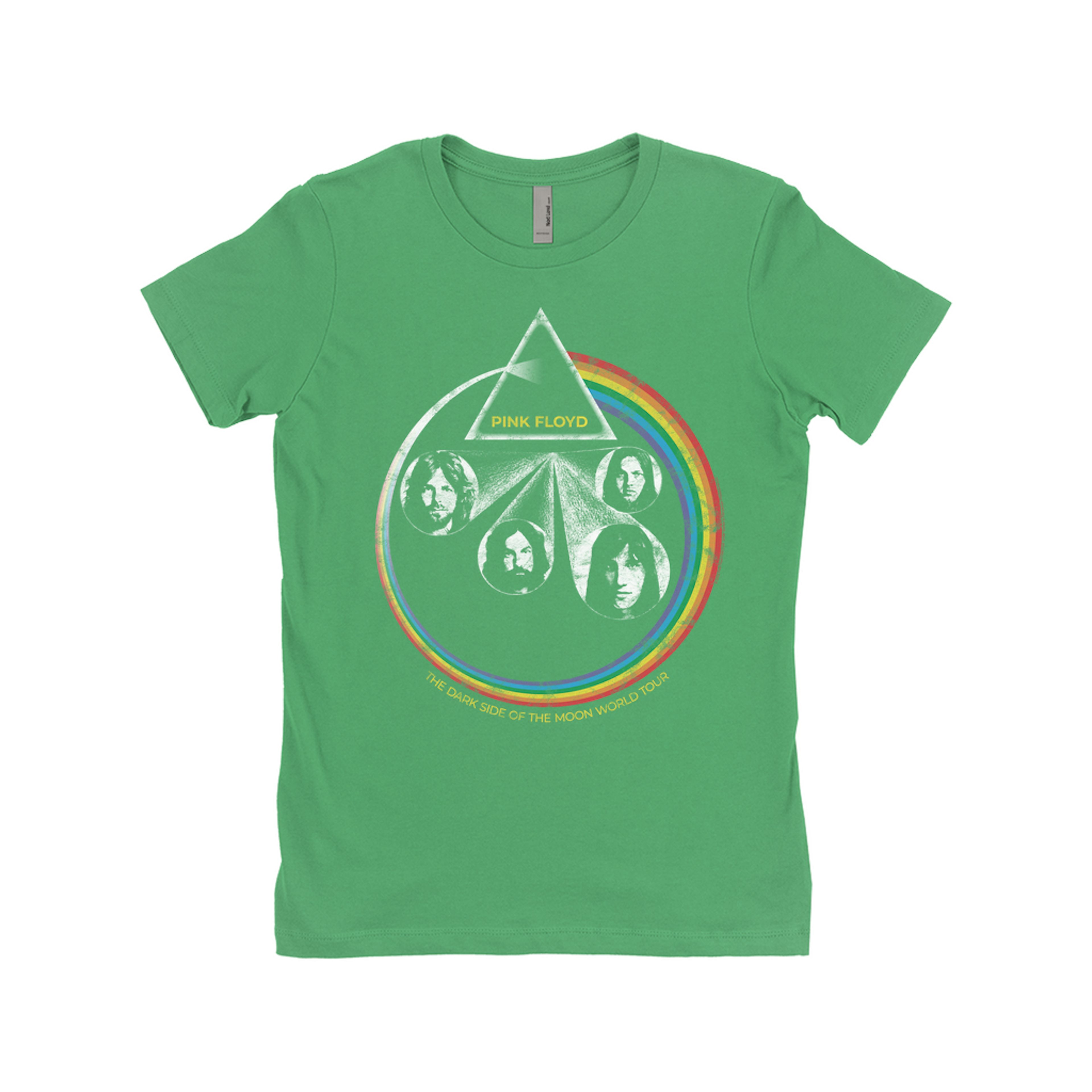 Pink Floyd Ladies' Boyfriend T-Shirt | Dark Side Of The Moon World Tour ...