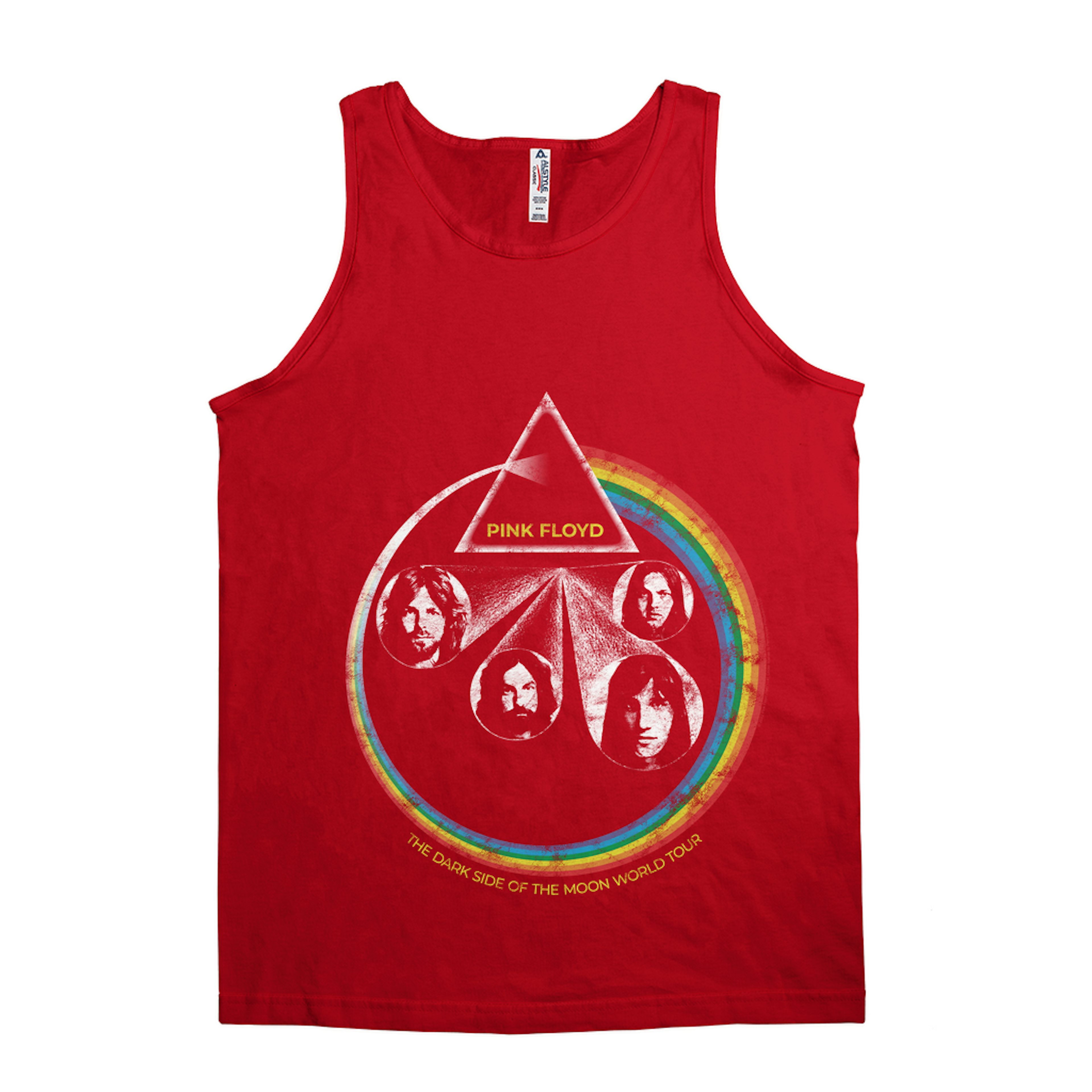 Pink Floyd Unisex Tank Top | Dark Side Of The Moon World Tour Design ...