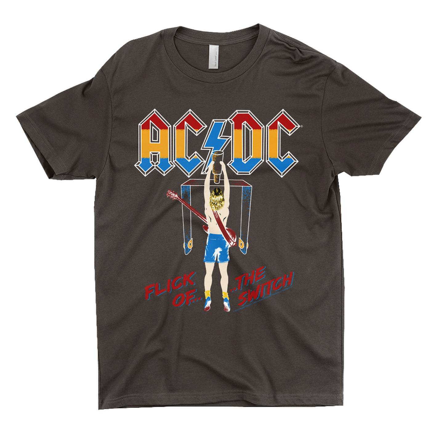 AC/DC T-Shirt | Colorful Flick Of The Switch ACDC Shirt (Merchbar Exclusive)