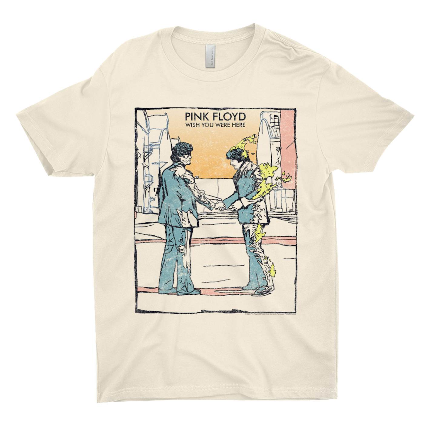 Pink Floyd T-Shirt  Watercolor Wish You Were Here Pink Floyd Shirt