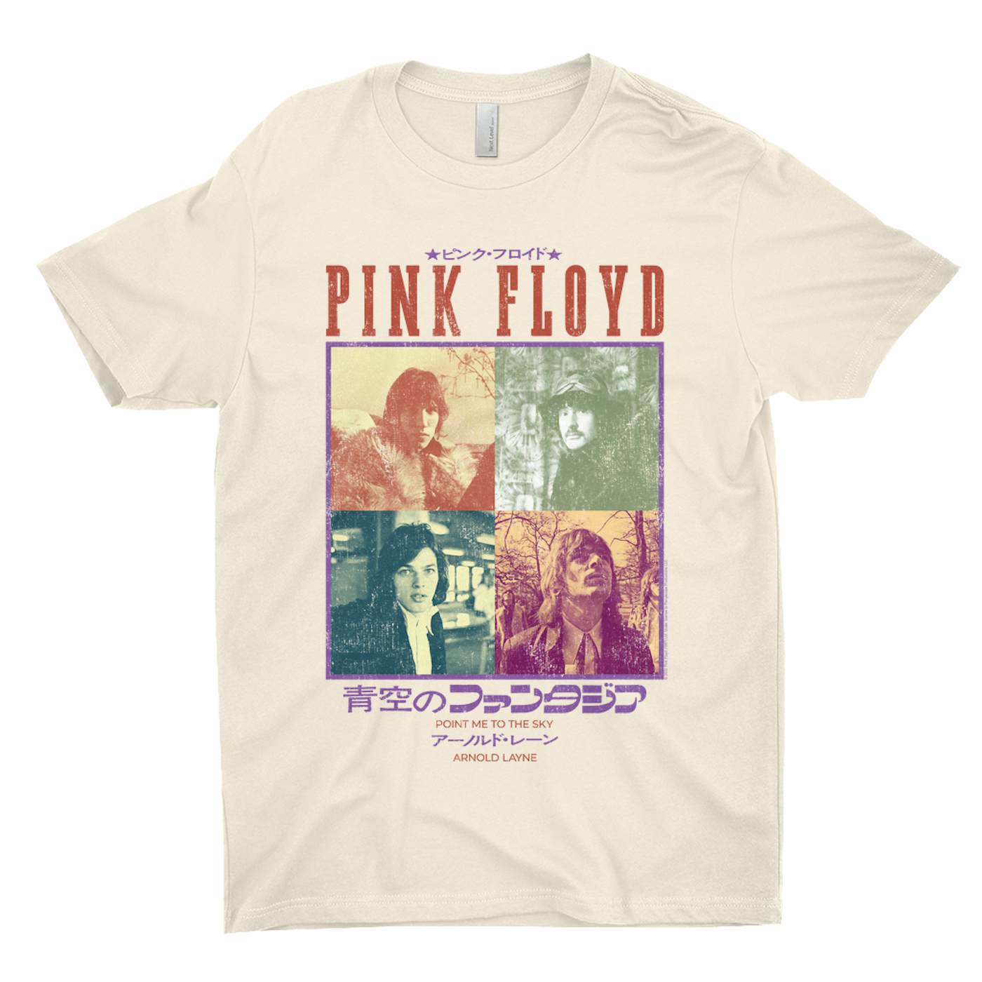 Pink Floyd T-Shirt | Point Me To The Sky Asia Distressed (Merchbar