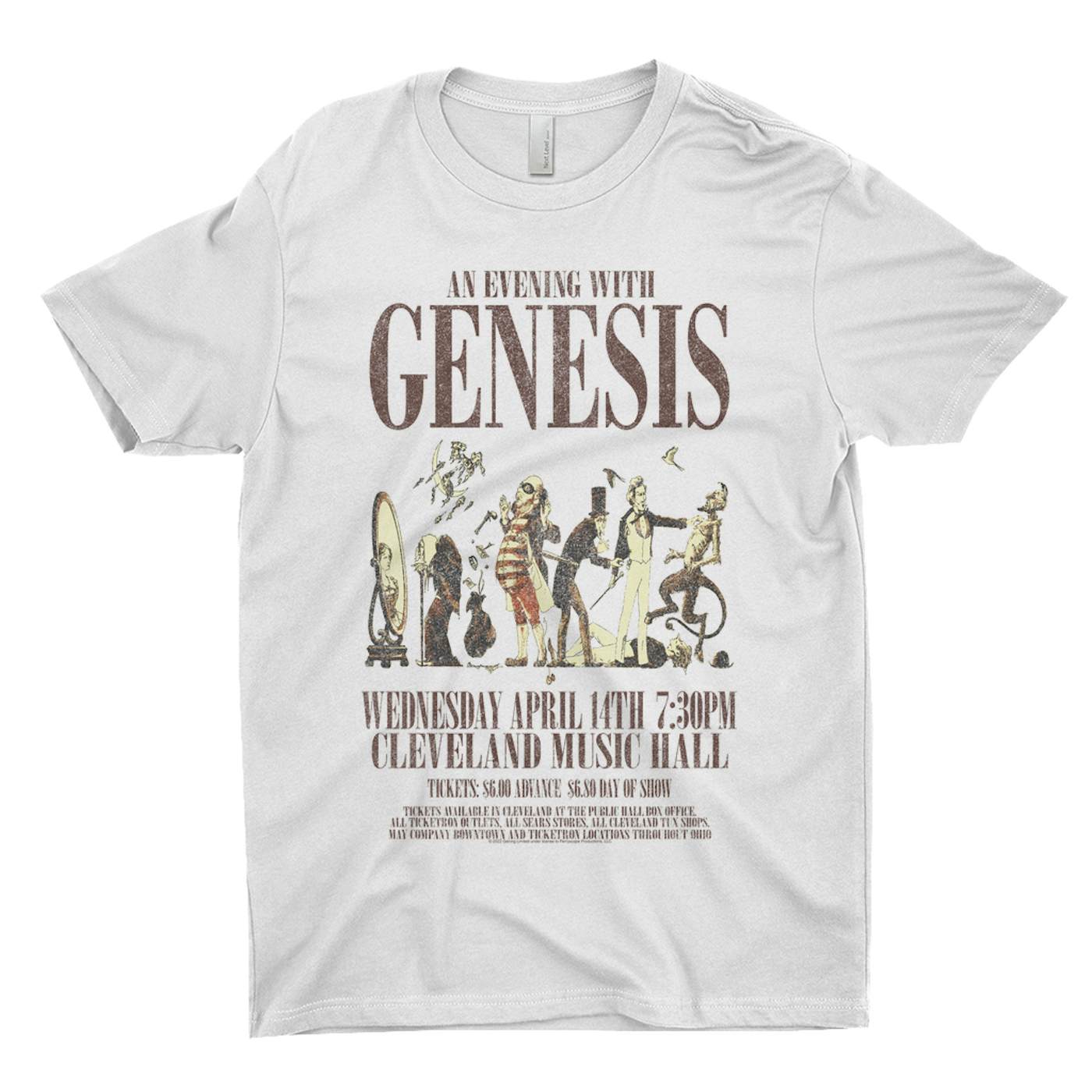 Genesis T-Shirt | Cleveland Music Hall Concert Genesis Shirt