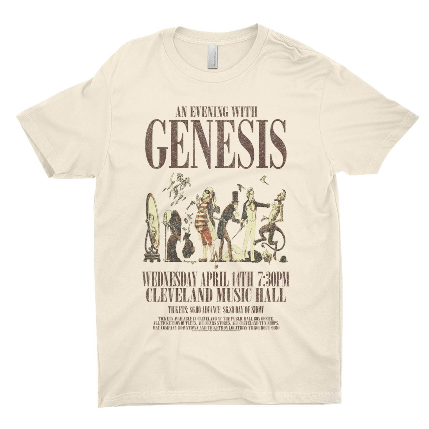Genesis T-Shirt | Cleveland Music Hall Concert Genesis Shirt