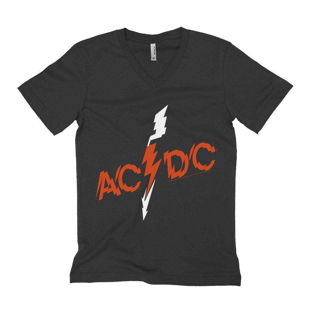 AC/DC Unisex V-neck T-Shirt | Vintage Retro Powerage Logo Shirt ...