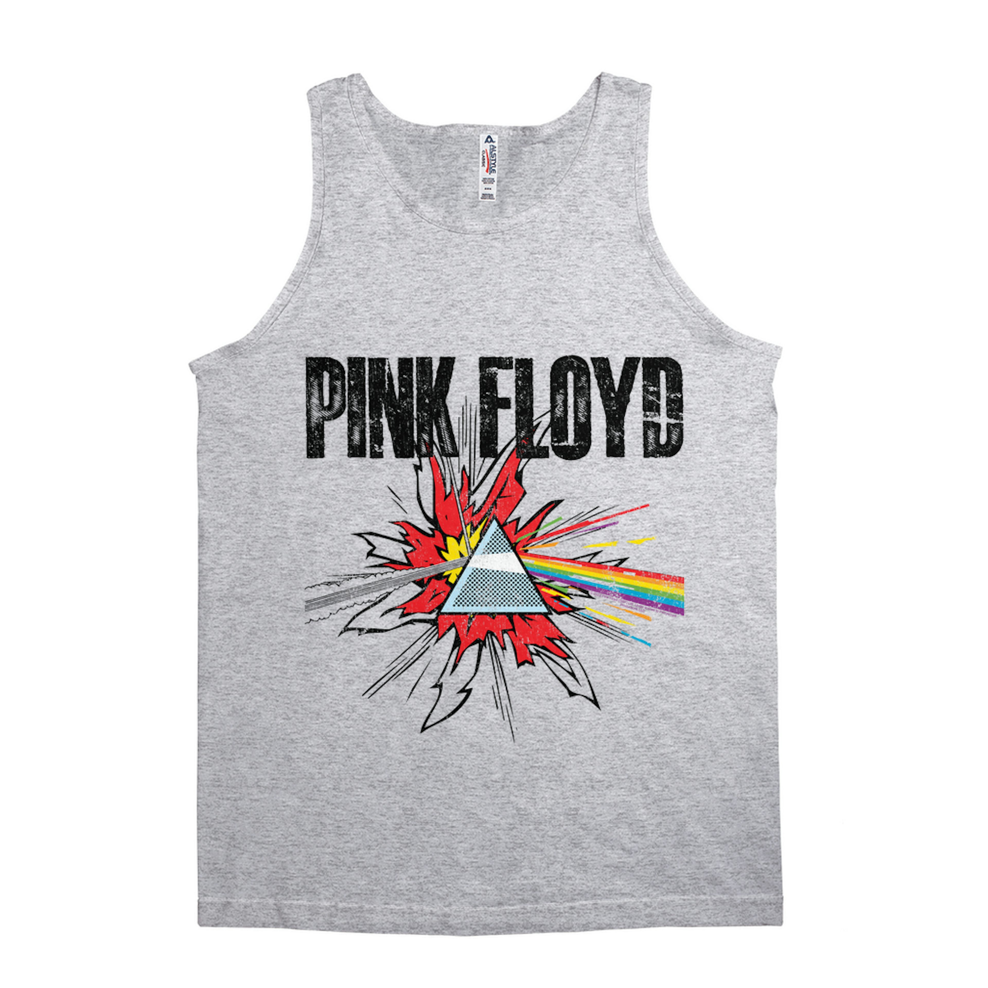 Pink Floyd Unisex Tank Top | Pop Art Prism Distressed (Merchbar ...