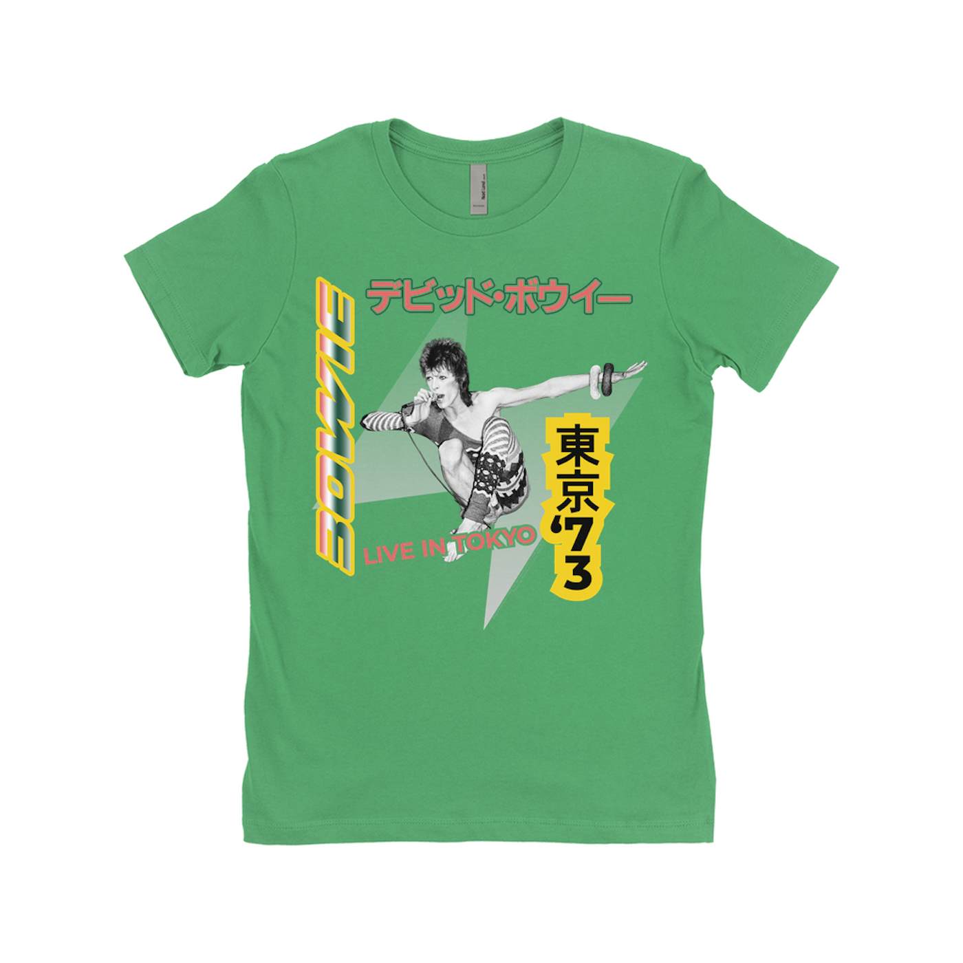 David Bowie Ladies' Boyfriend T-Shirt | 1973 Live In Tokyo (Merchbar Exclusive) David Bowie Shirt
