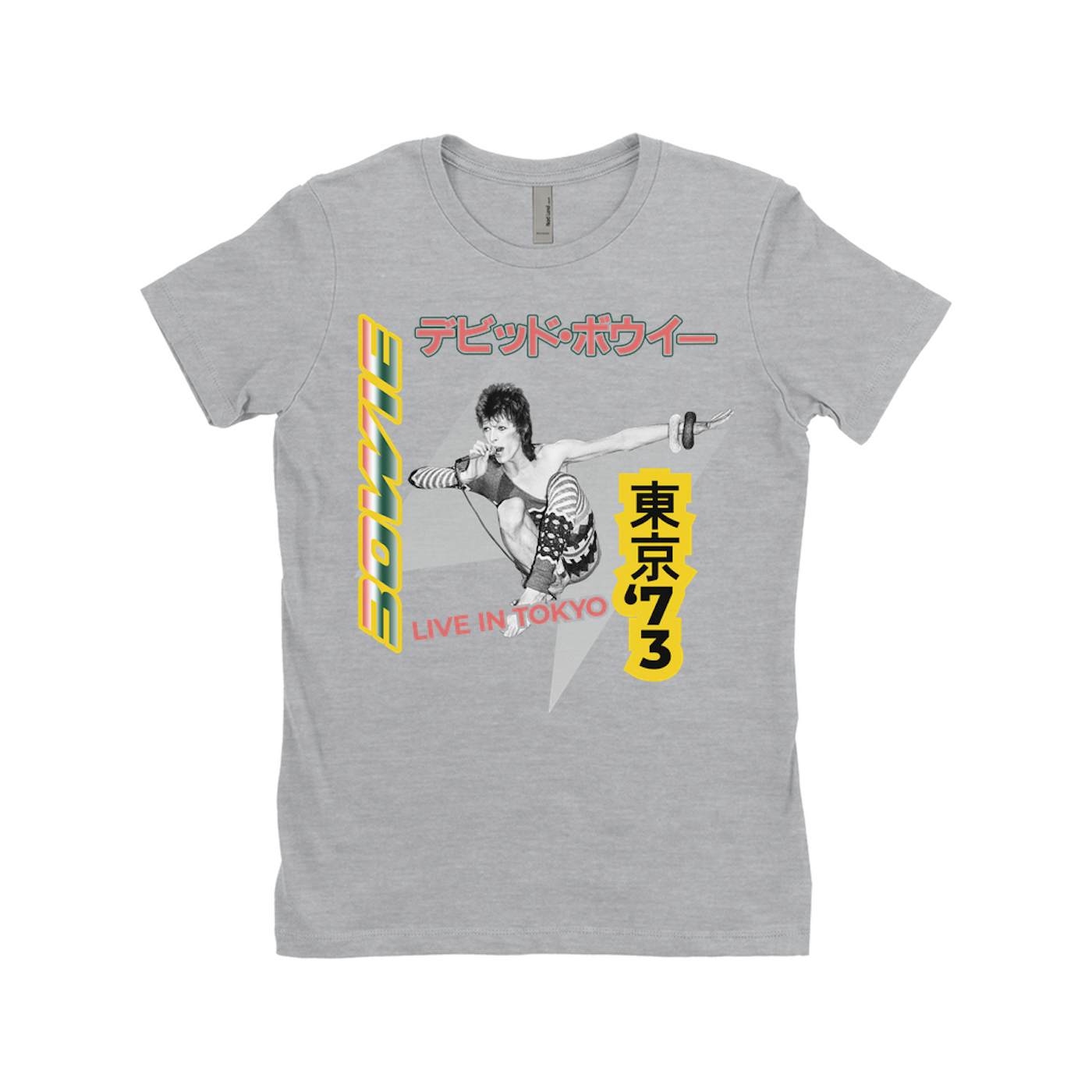 David Bowie Ladies' Boyfriend T-Shirt | 1973 Live In Tokyo (Merchbar Exclusive) David Bowie Shirt