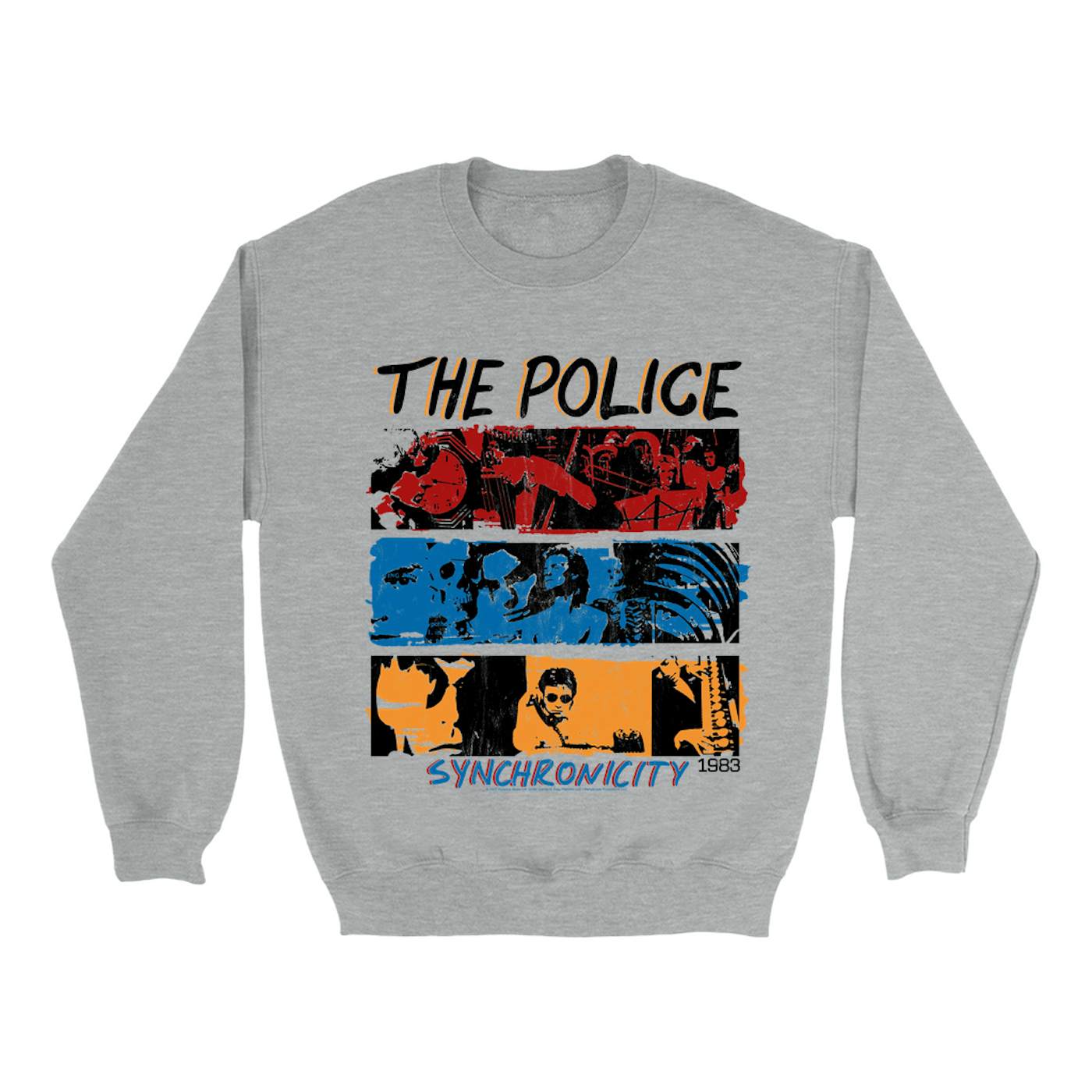 The Police Sweatshirt | 1983 Synchronicity Tour Distressed (Merchbar Exclusive) The Police Sweatshirt