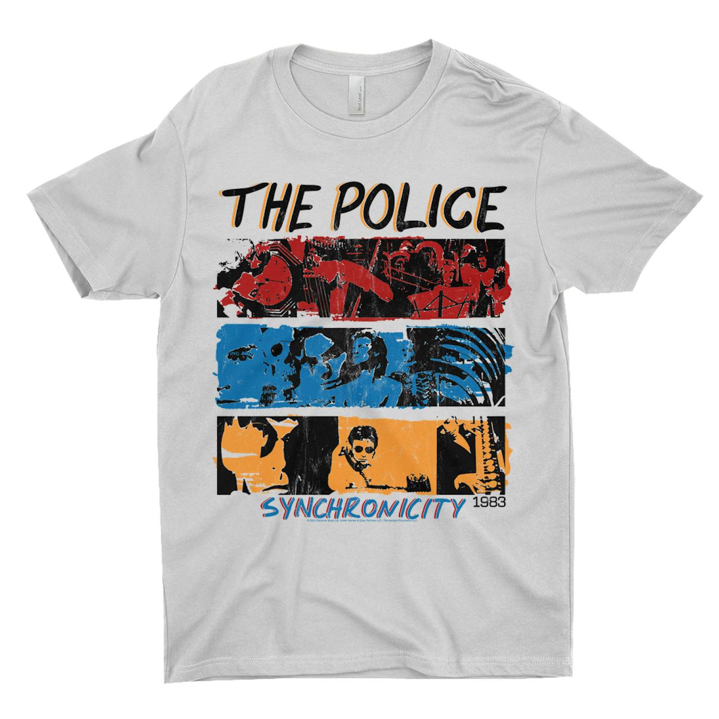 The Police T-Shirt | 1983 Synchronicity Tour Distressed (Merchbar Exclusive) The Police Shirt