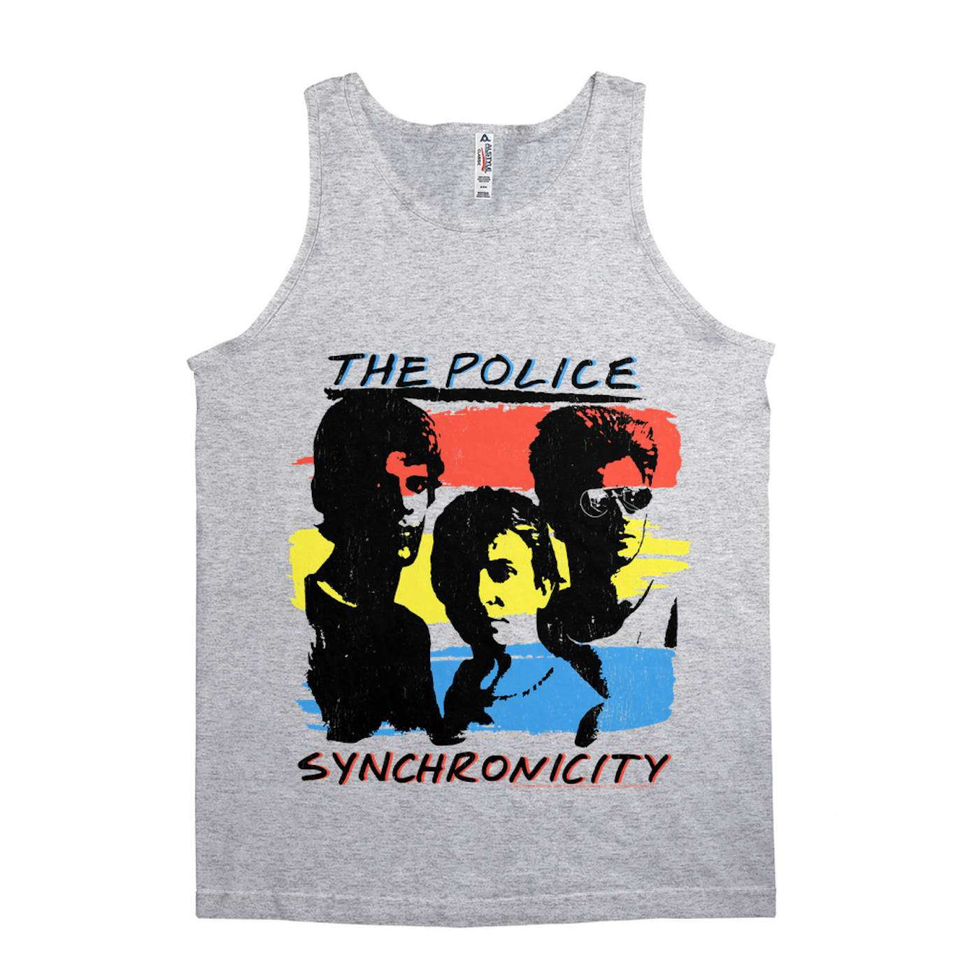 The Police Unisex Tank Top | Synchronicity Colorful Album Design (Merchbar Exclusive) The Police Shirt