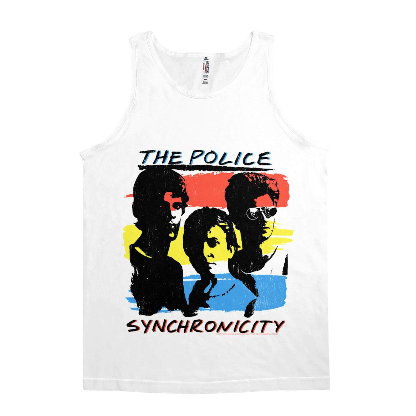 The Police Unisex Tank Top | Synchronicity Colorful Album Design (Merchbar Exclusive) The Police Shirt