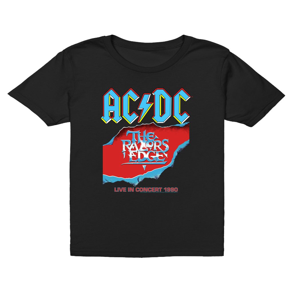 Bold Primary Color Razors Edge Cover Design Kids T-Shirt