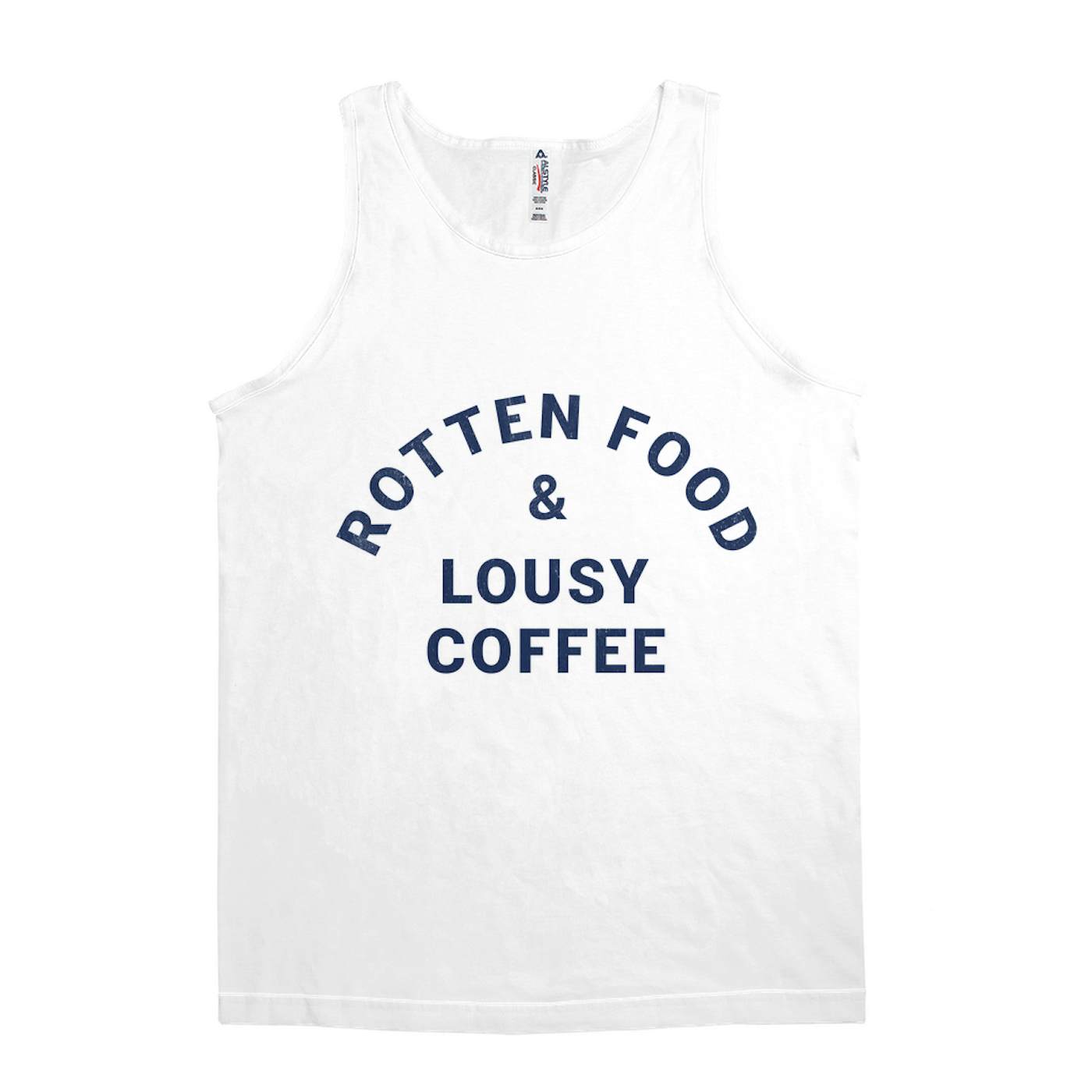 Joe Cocker Unisex Tank Top | Rotten Food & Lousy Coffee Tee worn by Joe Cocker Shirt