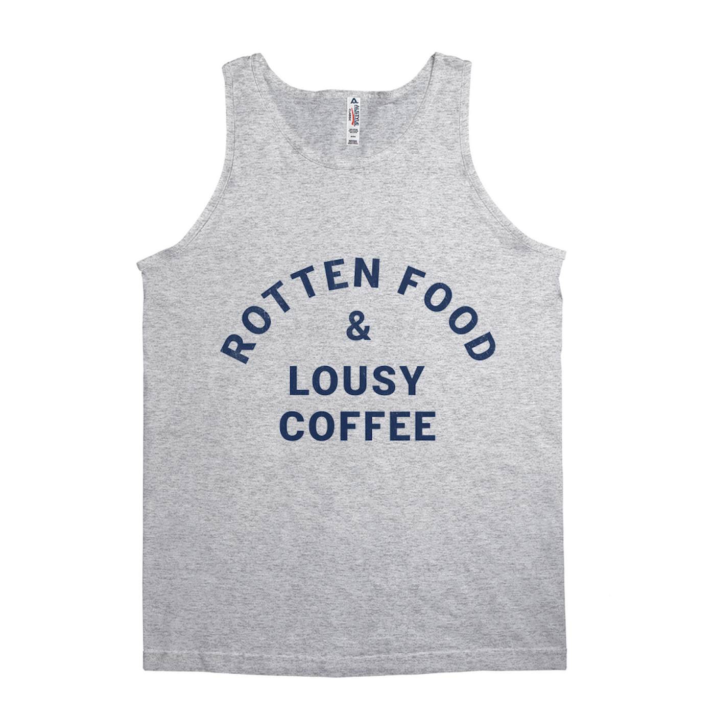 Joe Cocker Unisex Tank Top | Rotten Food & Lousy Coffee Tee worn by Joe Cocker Shirt