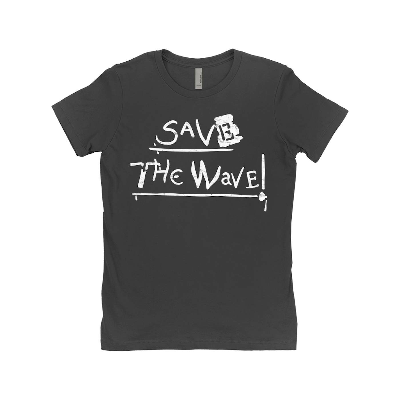Joan Jett & the BlackheartsLadies' Boyfriend T-Shirt | Save The Wave Worn By Joan Jett And The Blackhearts Shirt
