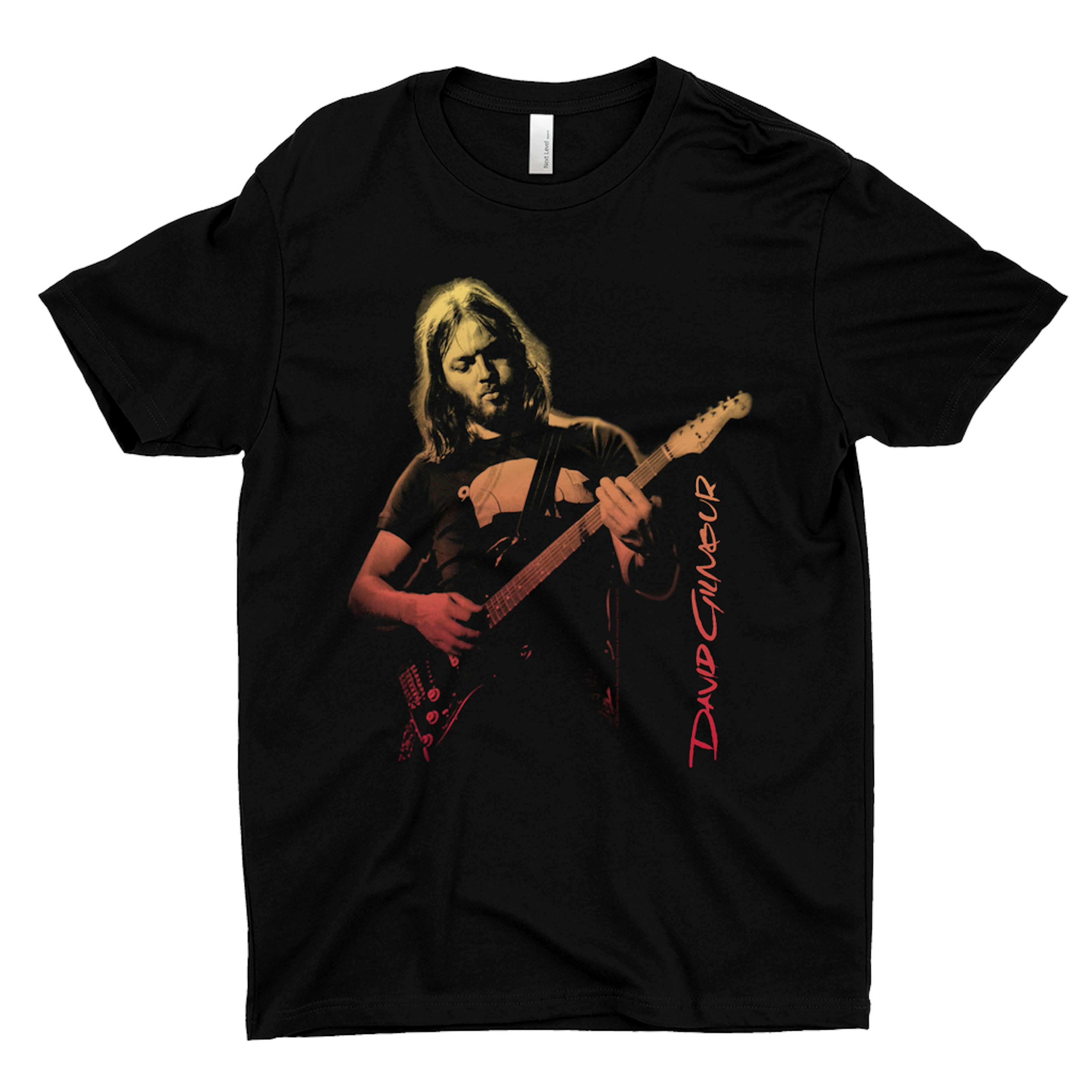 David Gilmour T-Shirt | Colorful Young David Gilmour Ombre David ...