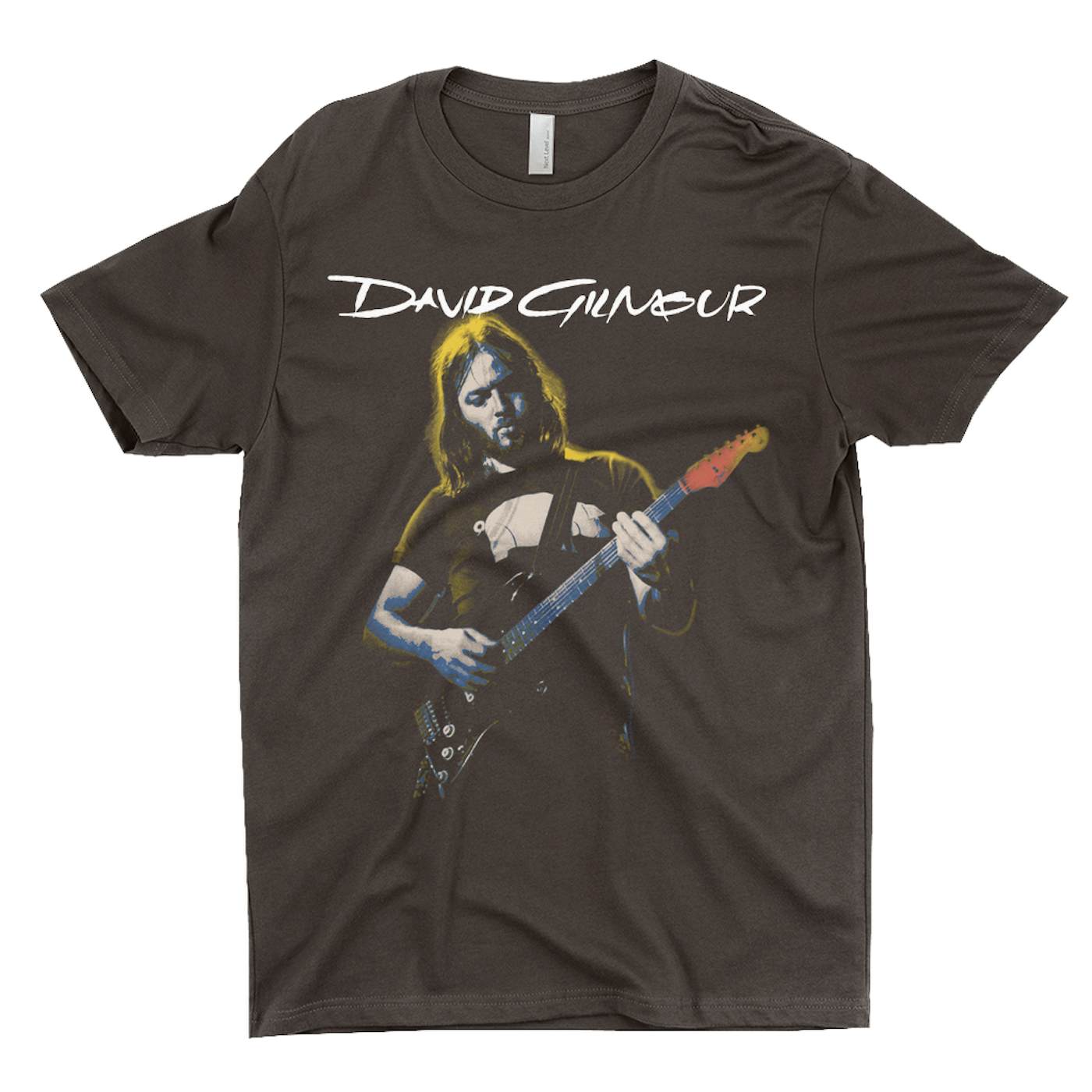 David Gilmour T-Shirt | 1977 Color Tinted Photo With Logo David Gilmour Shirt