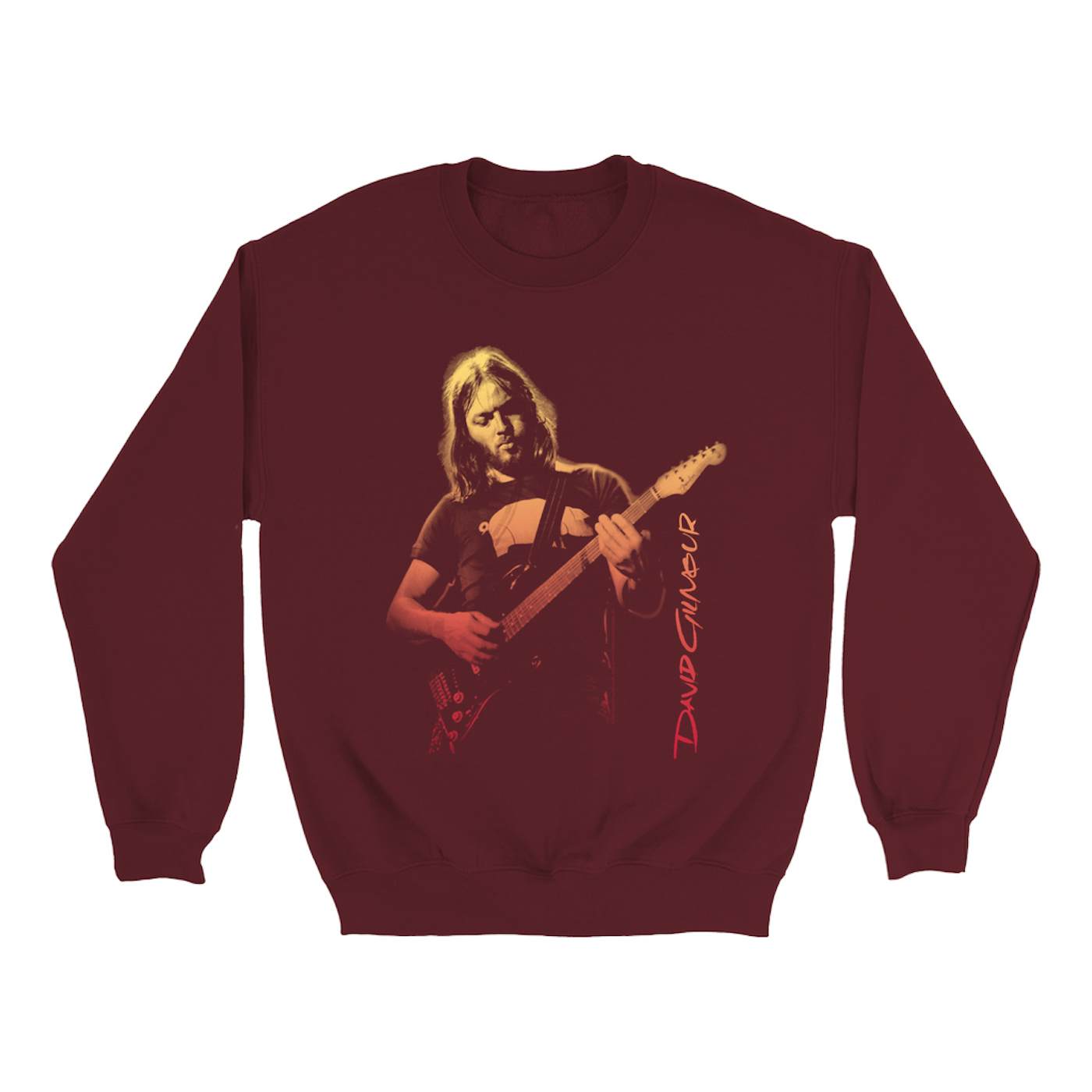 David Gilmour Sweatshirt | Colorful Young David Gilmour Ombre David Gilmour Sweatshirt