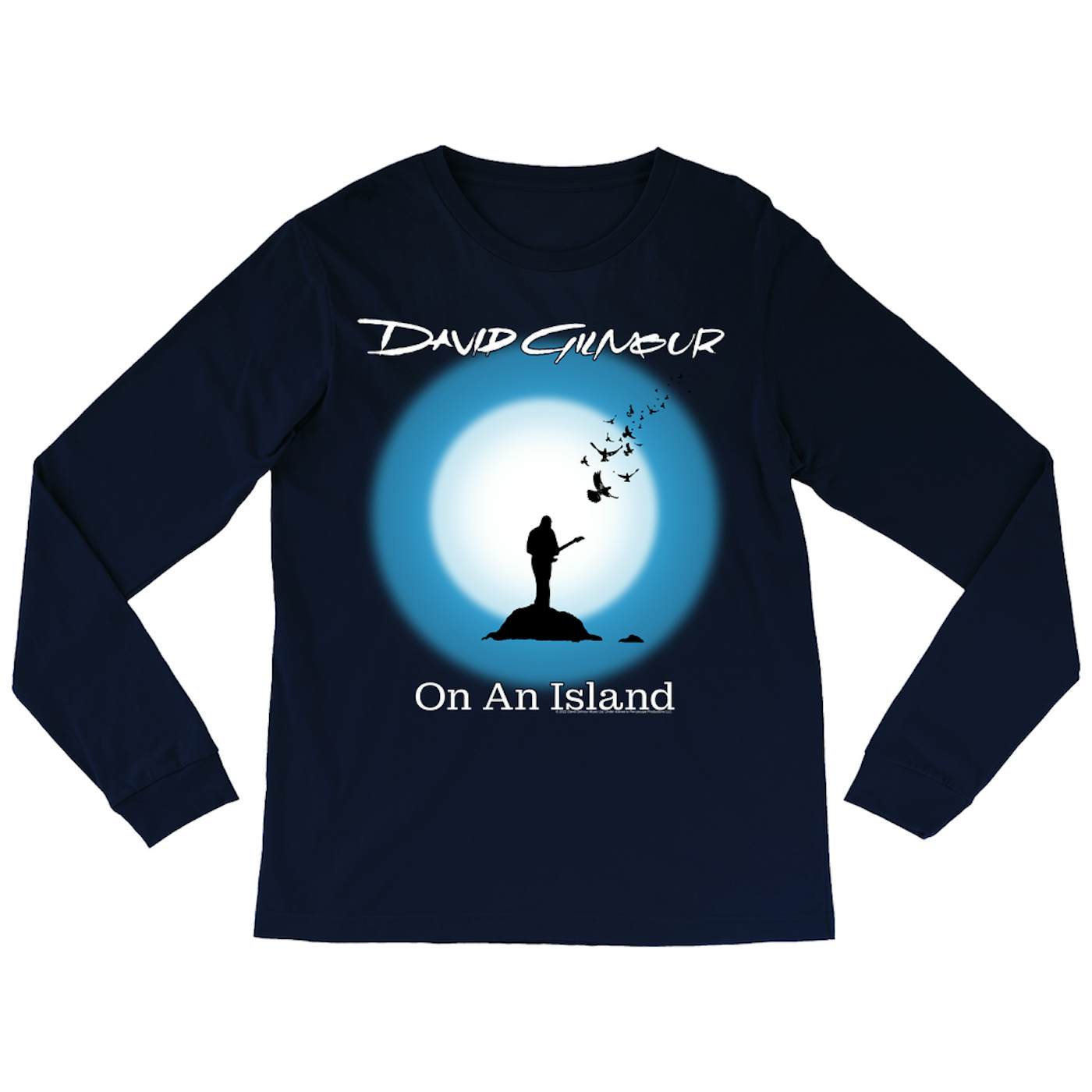 David Gilmour Long Sleeve Shirt | On An Island Album Design David Gilmour Shirt