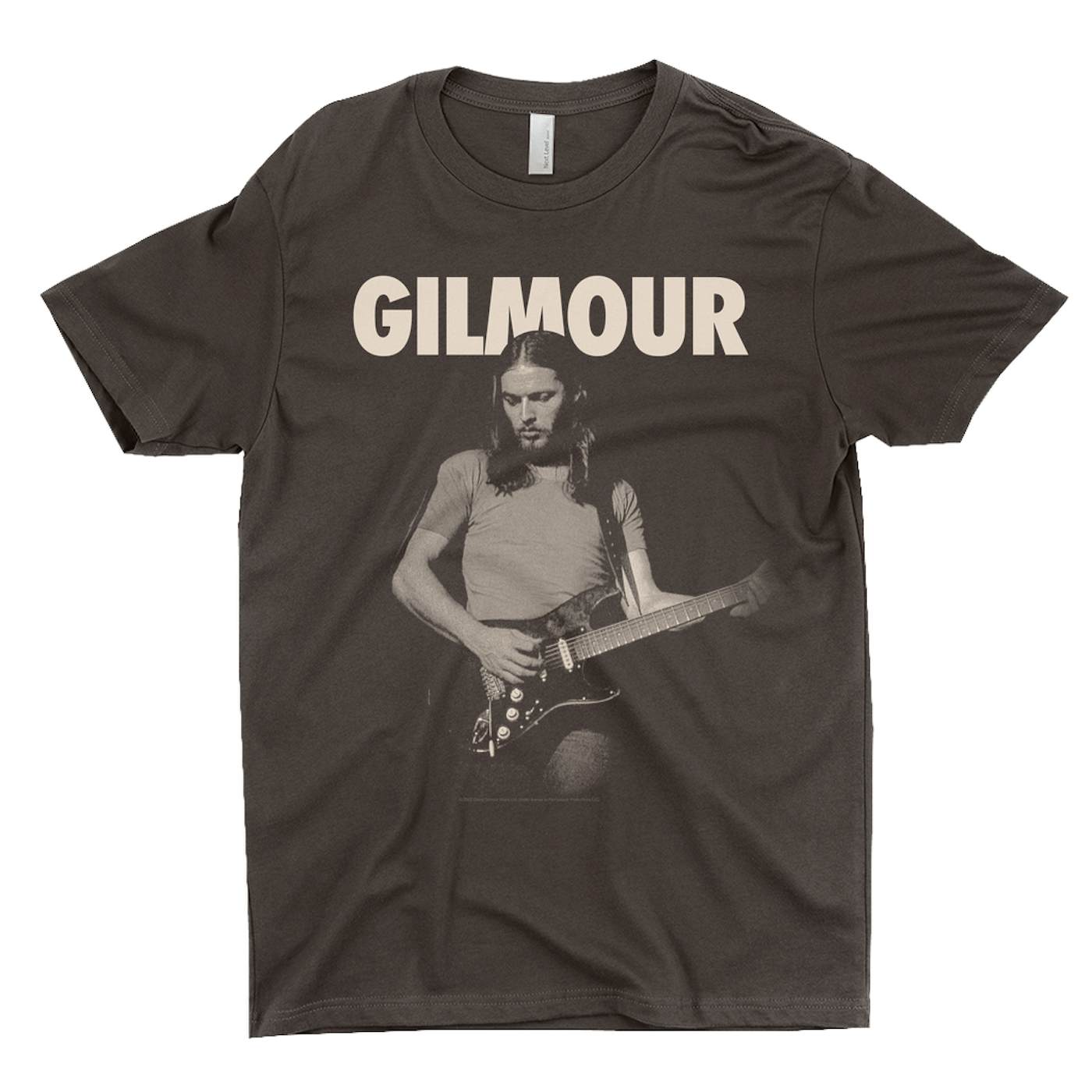 David Gilmour T-Shirt | Young David Gilmour and Bold Logo David Gilmour Shirt
