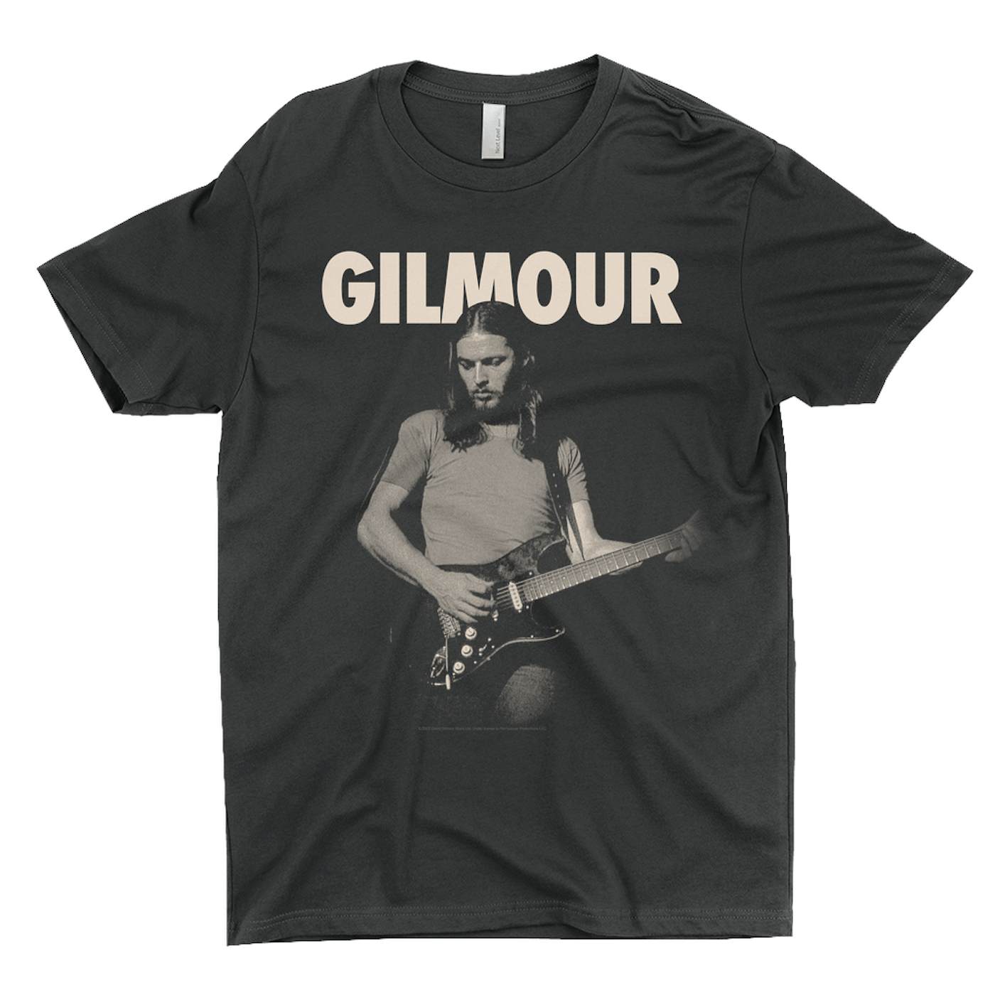 David Gilmour T-Shirt | Young David Gilmour and Bold Logo David Gilmour Shirt