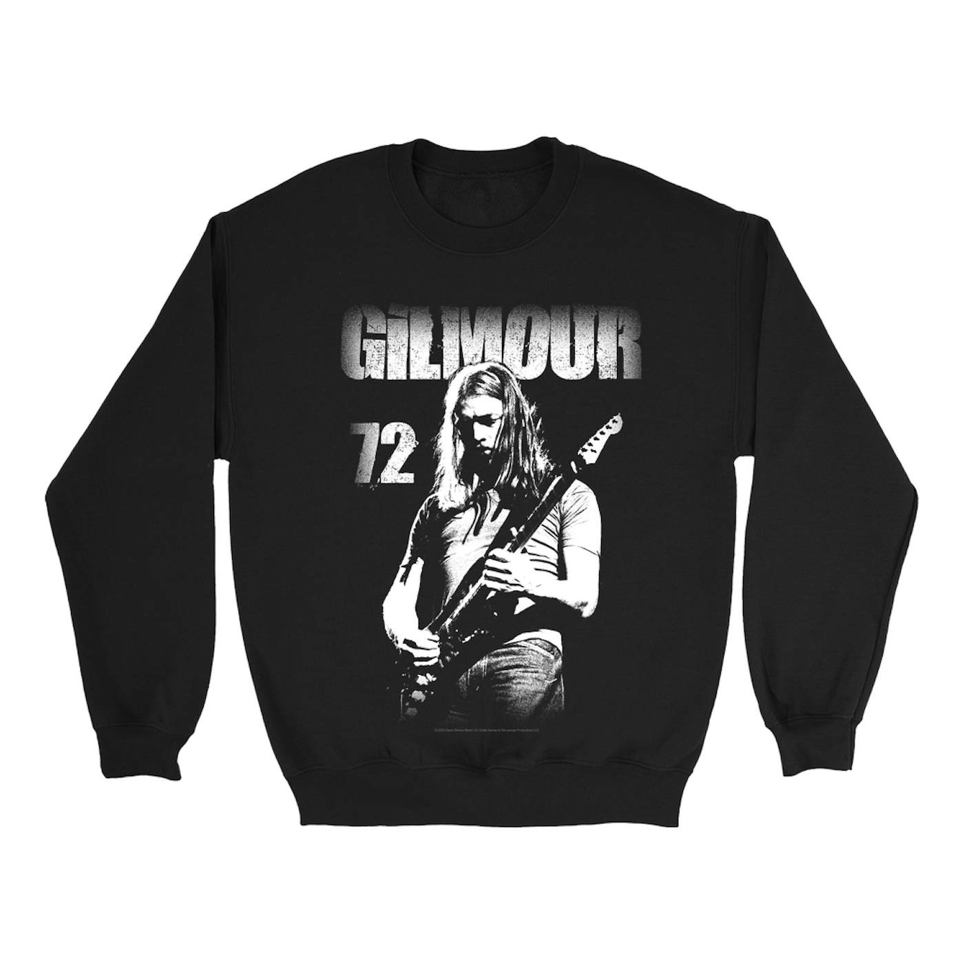David Gilmour Sweatshirt | White Gilmour 72 Distressed David Gilmour Sweatshirt