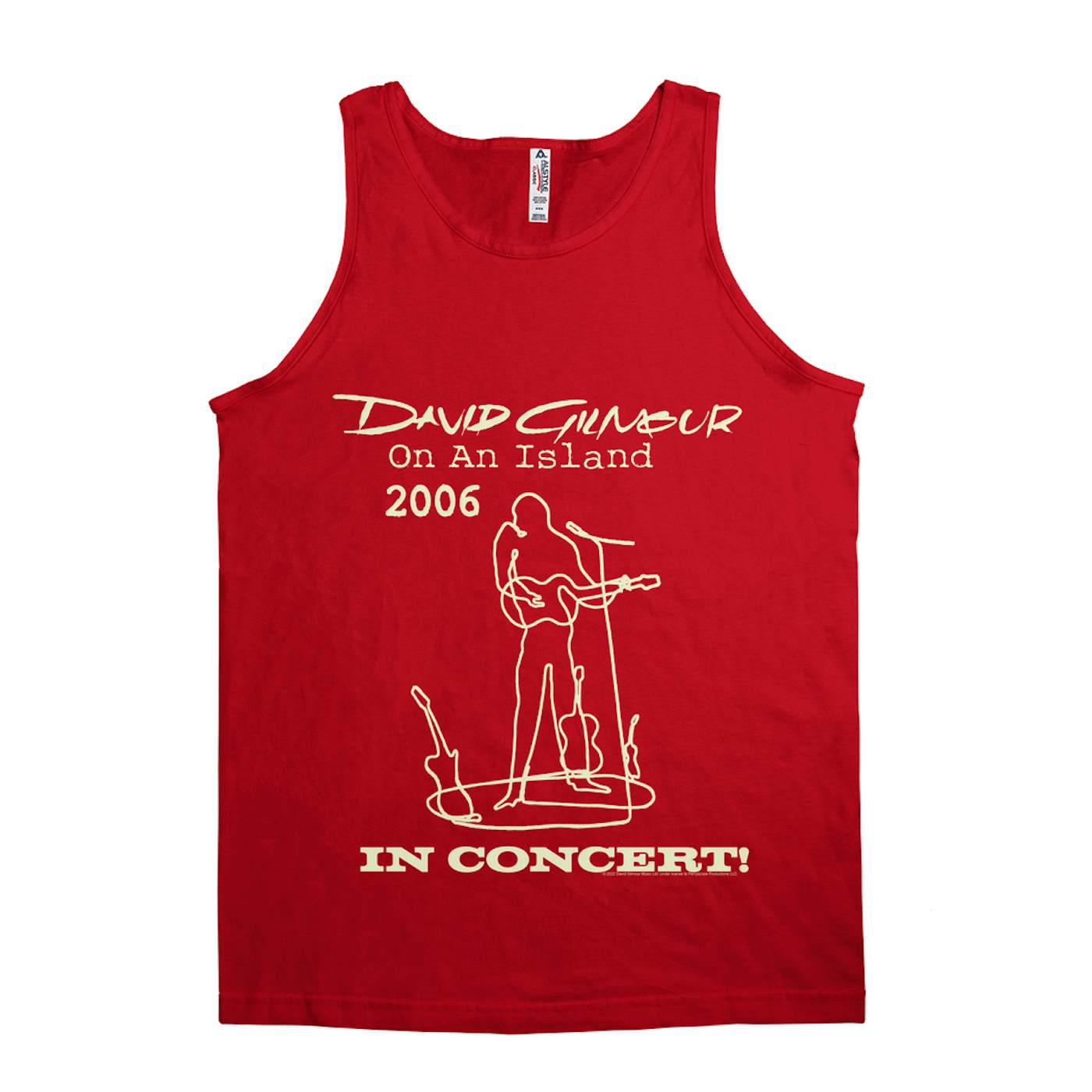 David Gilmour Unisex Tank Top | On An Island In Concert 2006 David Gilmour Shirt
