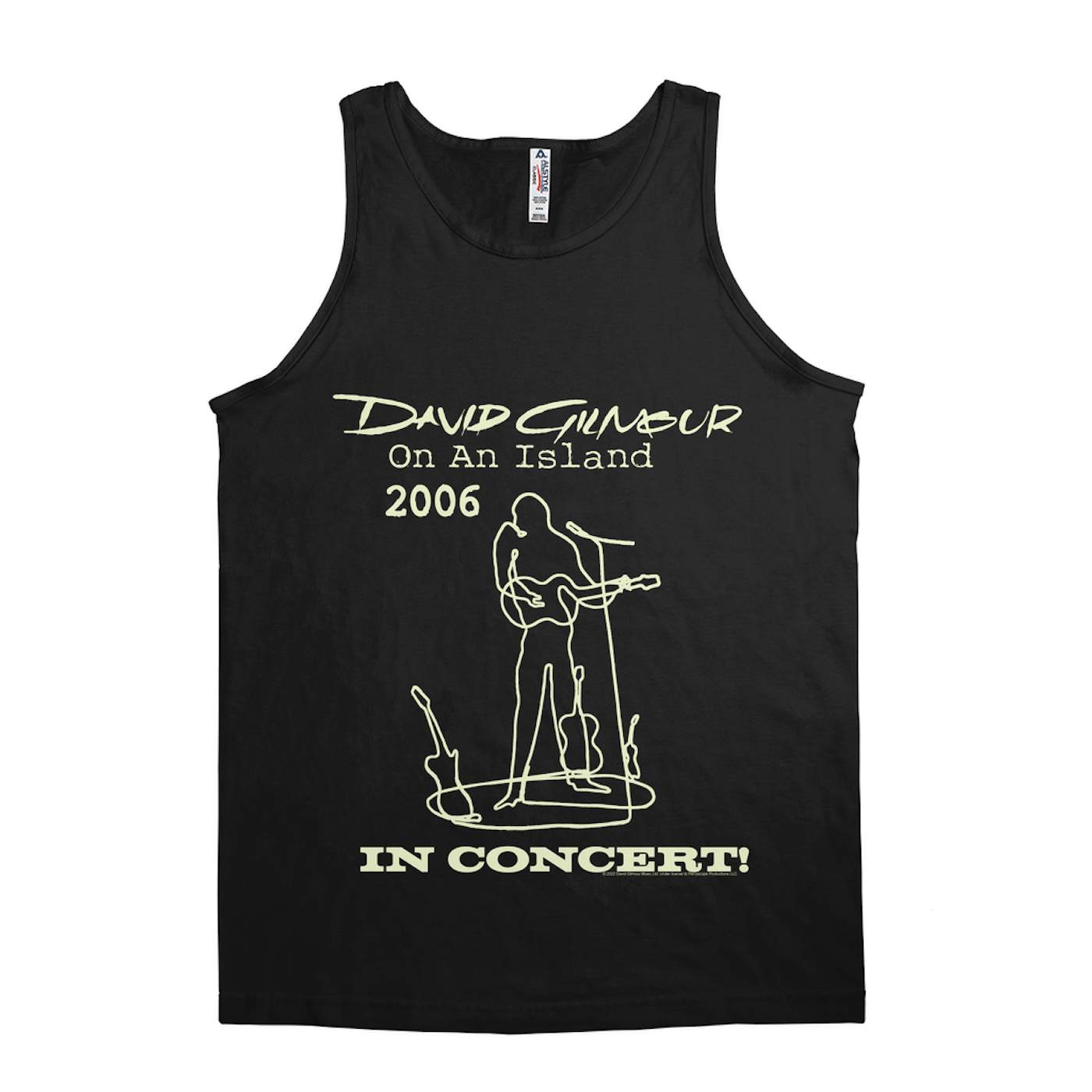 David Gilmour Unisex Tank Top | On An Island In Concert 2006 David Gilmour Shirt