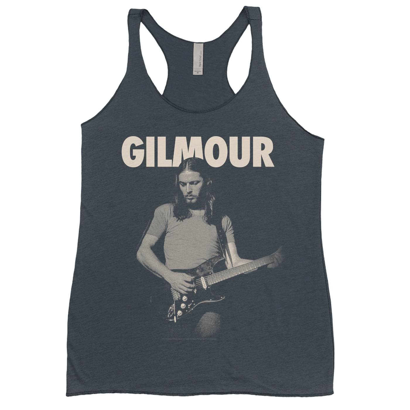 David Gilmour Ladies' Tank Top | Young David Gilmour and Bold Logo David Gilmour Shirt