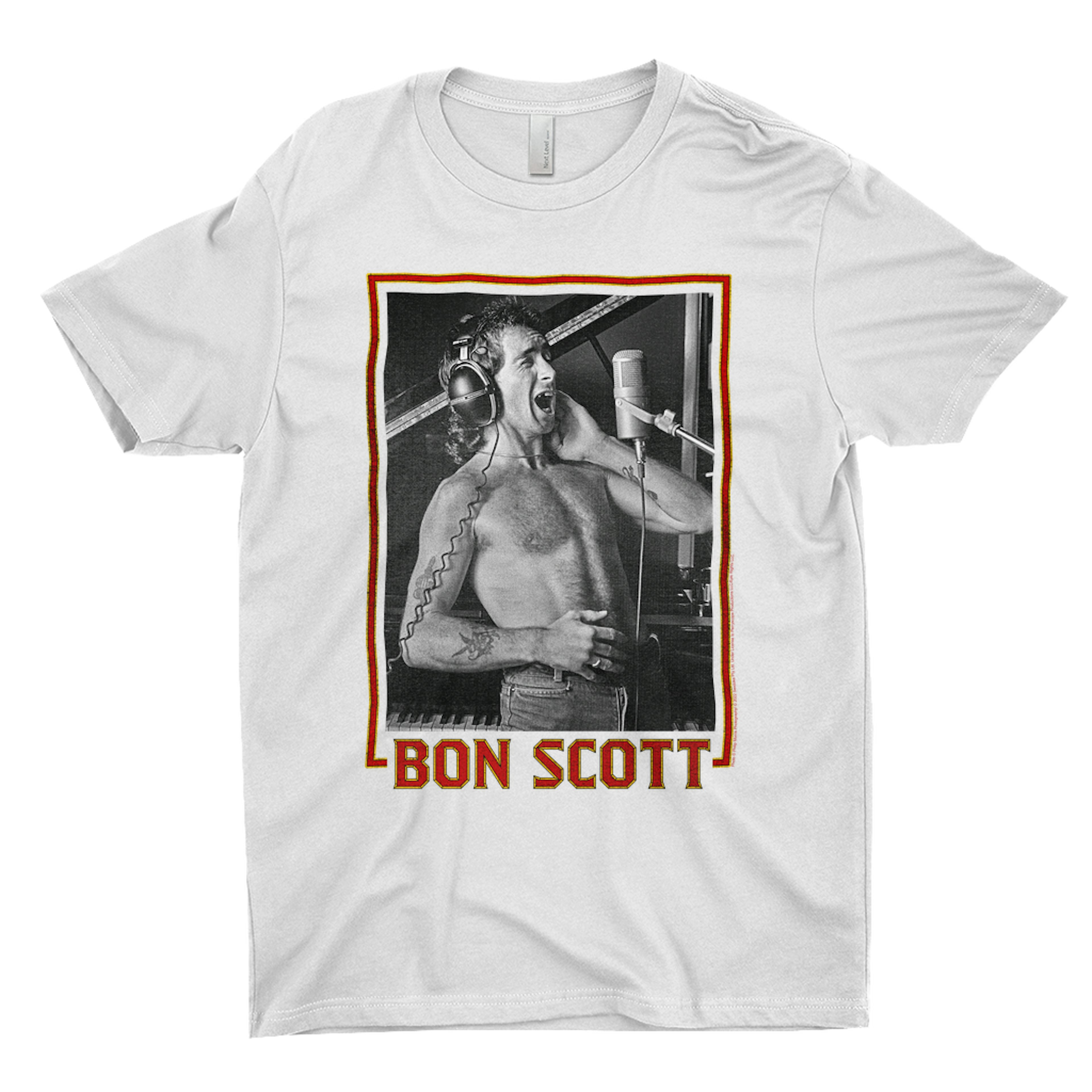 Bon Scott T-Shirt | Singing Photo Design Bon Scott Shirt