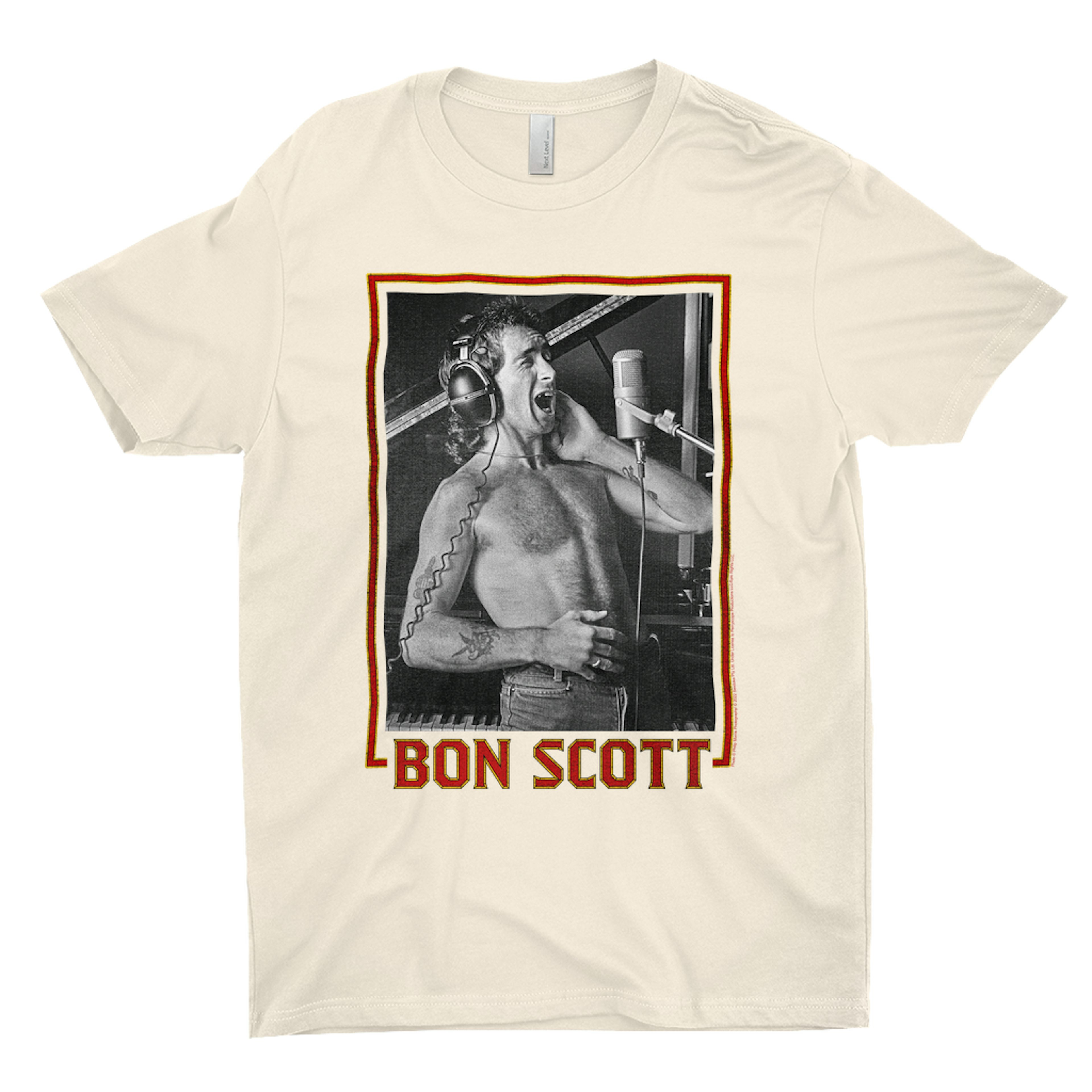 Bon Scott T-Shirt | Singing Photo Design Bon Scott Shirt