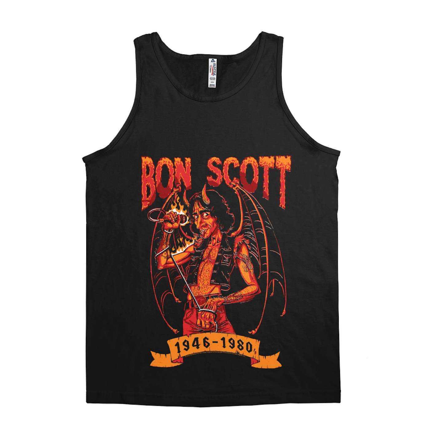 Bon Scott Unisex Tank Top | Devilish Rocker 1946-1980 Bon Scott Shirt