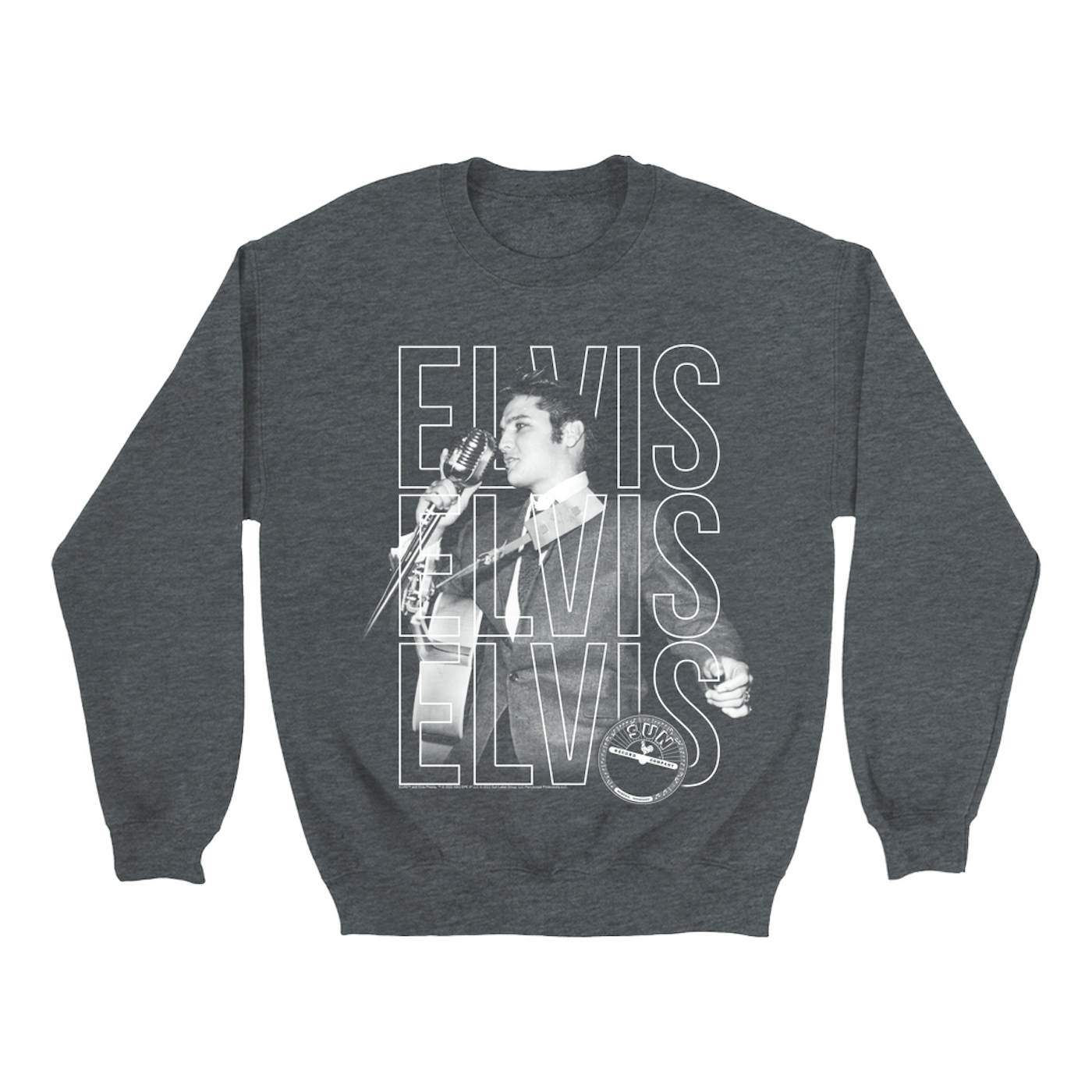 Elvis Presley Sweatshirt | Live Sun Triple Logo Elvis Presley Sweatshirt