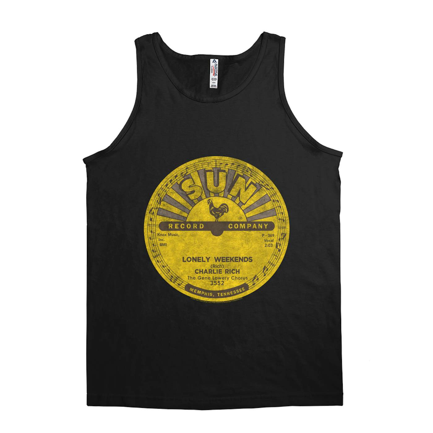 Charlie Rich Unisex Tank Top | Lonely Weekends Record Label Distressed Charlie Rich Shirt