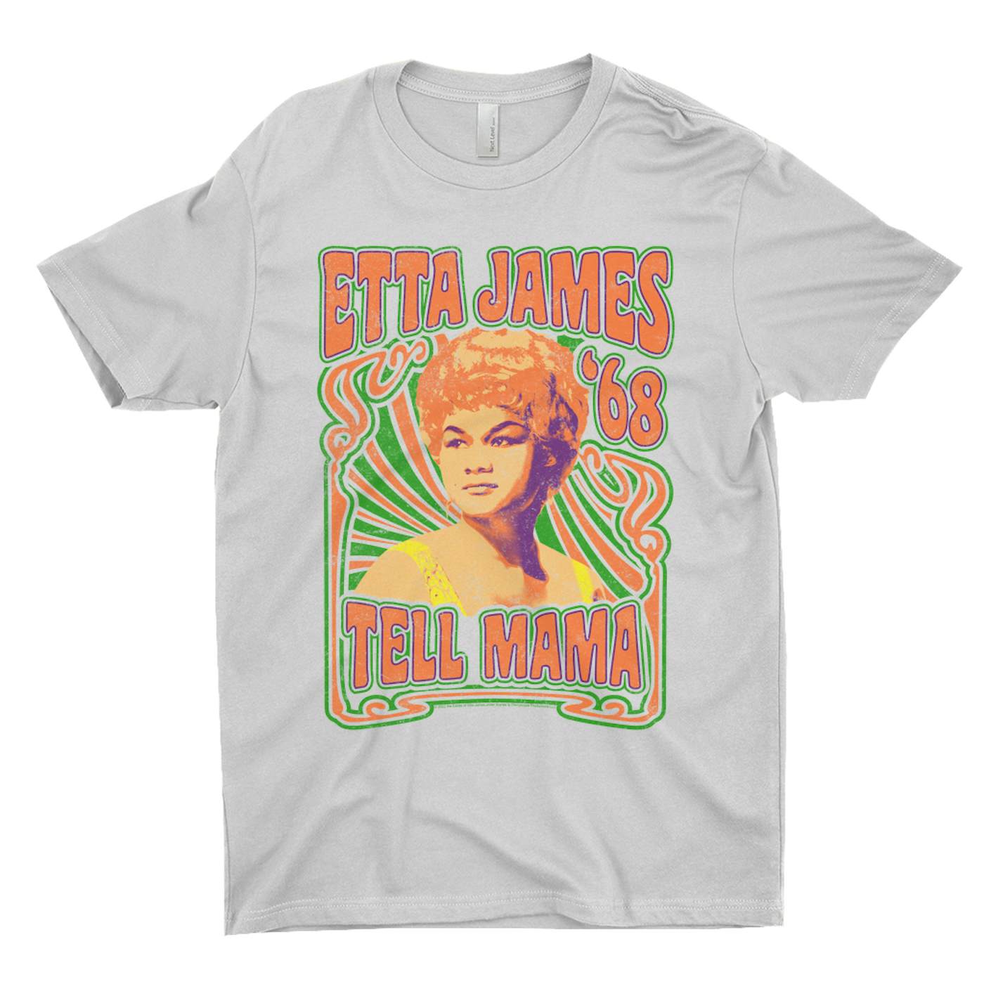 Etta James T-Shirt | Psychedelic Tell Mama '68 Shirt $35.00$24.95