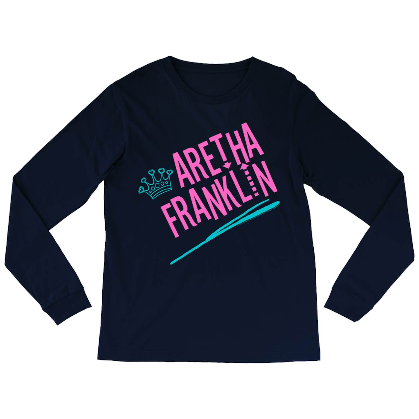 Aretha Franklin Long Sleeve Shirt | Crowned Queen Of Soul Aretha Franklin Shirt