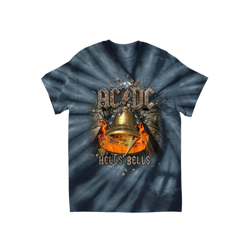 AC/DC Tie Dye T-Shirt | Hells Bells Adelaide Shirt
