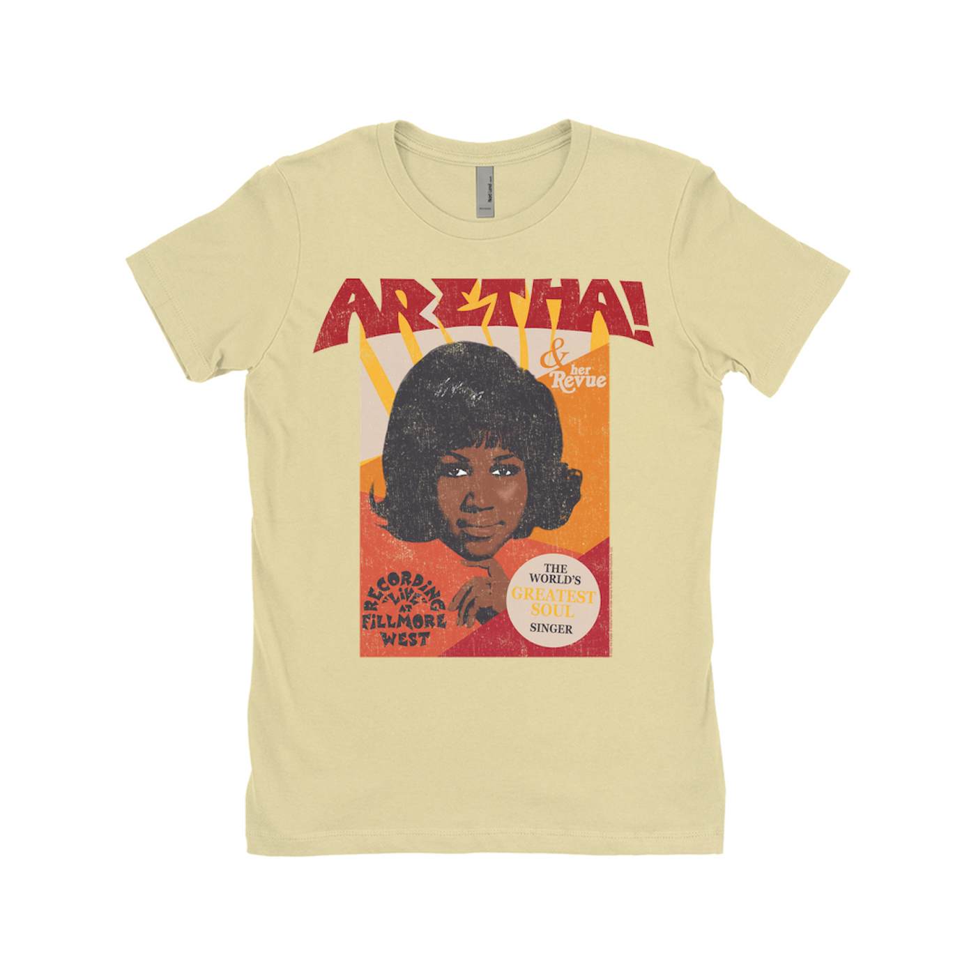 Aretha Franklin Ladies' Boyfriend T-Shirt | The World's Greatest Soul Singer Aretha Franklin Shirt