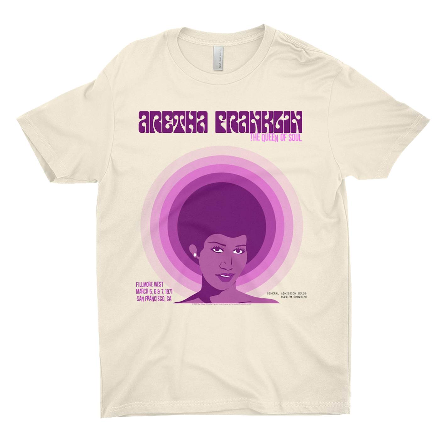 Aretha Franklin T-Shirt | The Queen Of Soul Filmore West Aretha Franklin Shirt