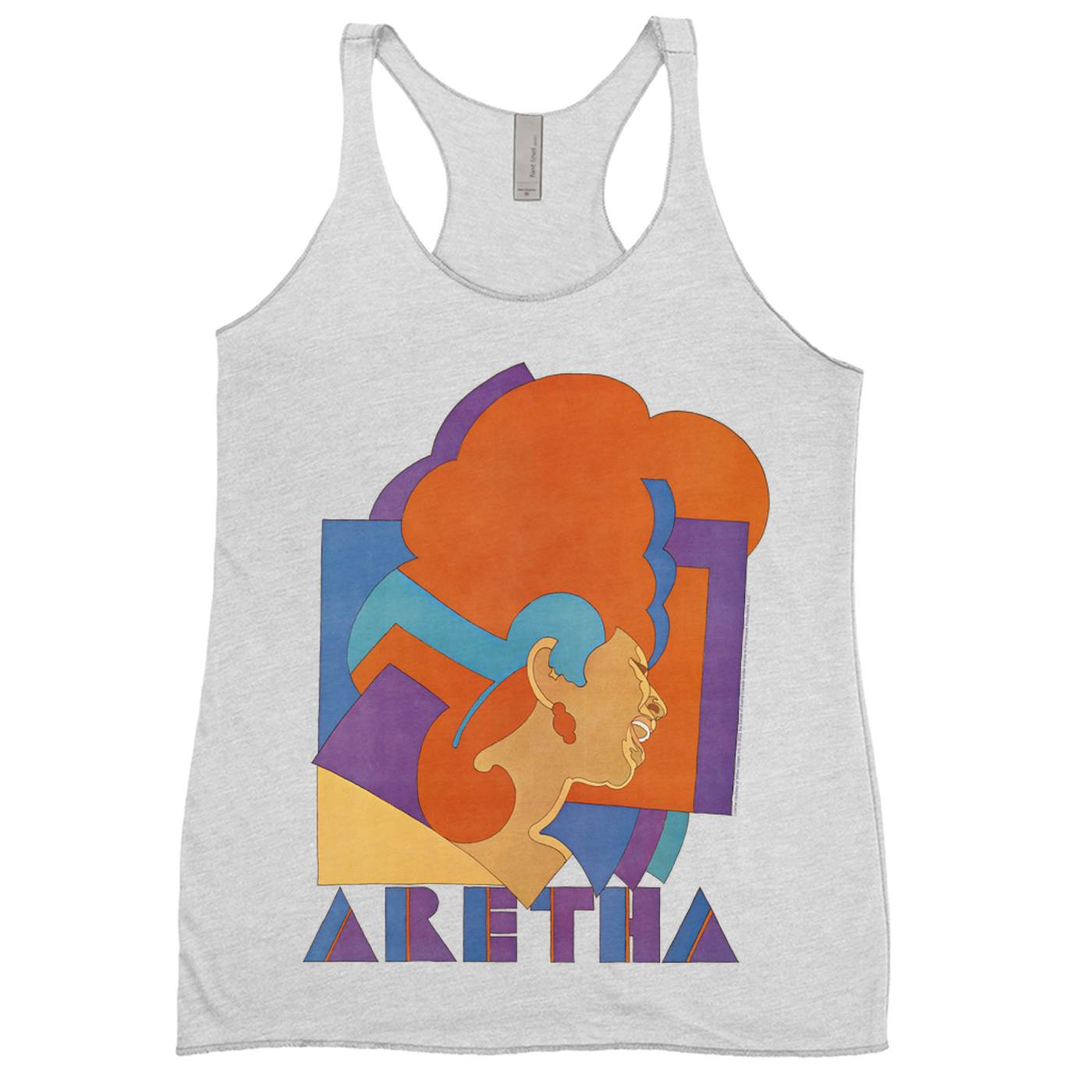 Aretha Franklin Ladies' Tank Top | Aretha Singing Artwork Aretha Franklin Shirt