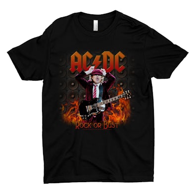 Rock T-Shirt Bust Shirt Or | AC/DC Angus