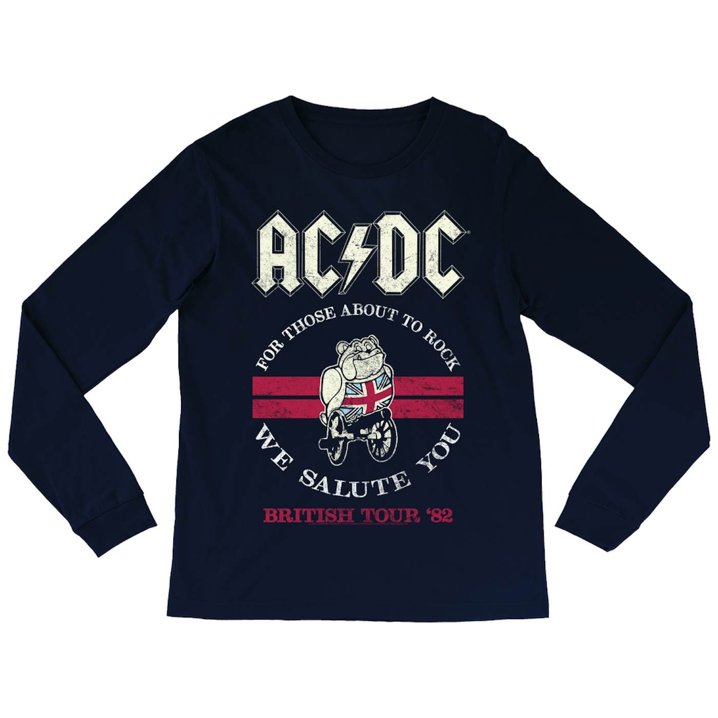 AC/DC Long Sleeve Shirt | British Tour '82 ACDC Shirt