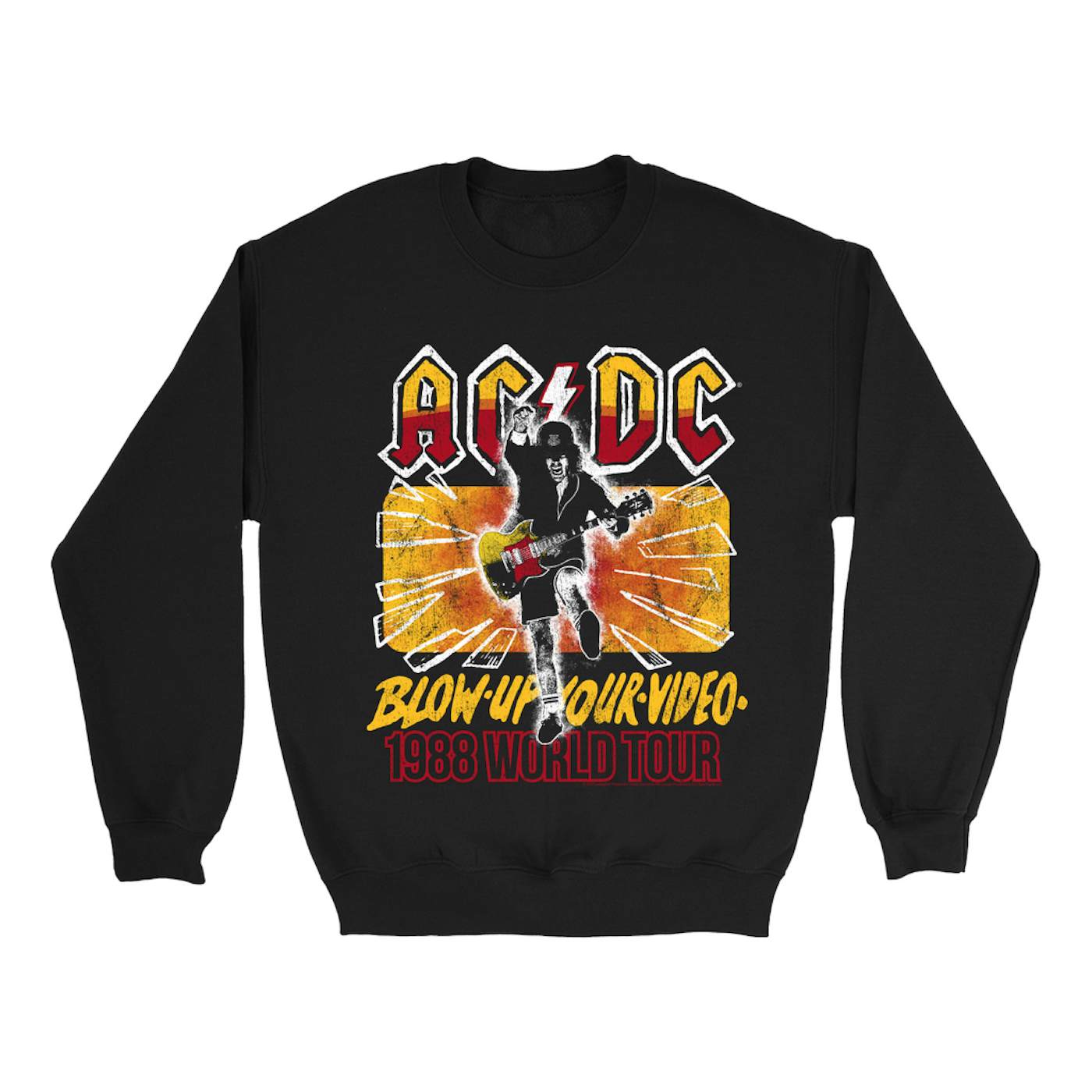 AC/DC Sweatshirt | Blow Up Your Video 1988 World Tour ACDC Sweatshirt