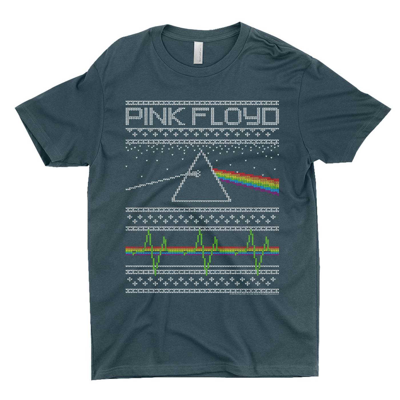 Pink Floyd T-Shirt | Dark Side Of The Moon Holiday Needlepoint