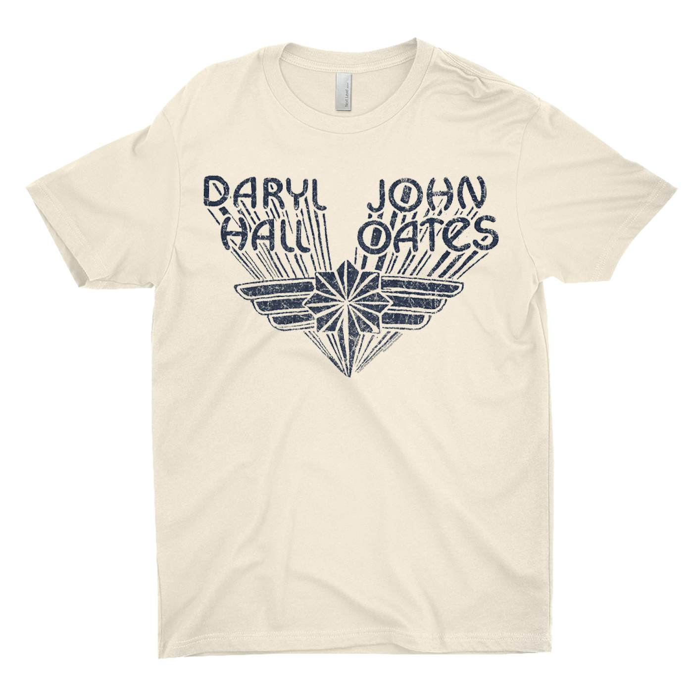 Daryl Hall & John Oates T-Shirt | Navy Wings Logo Distressed Hall & Oates Shirt