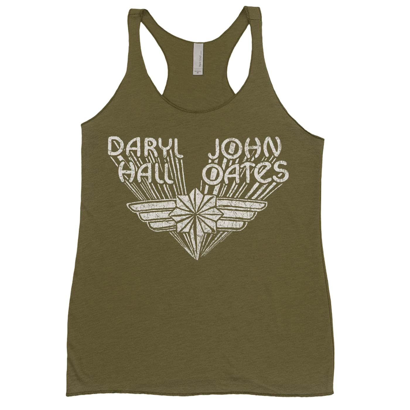 Daryl Hall & John Oates Ladies' Tank Top | White Wings Logo Distressed Hall & Oates Shirt