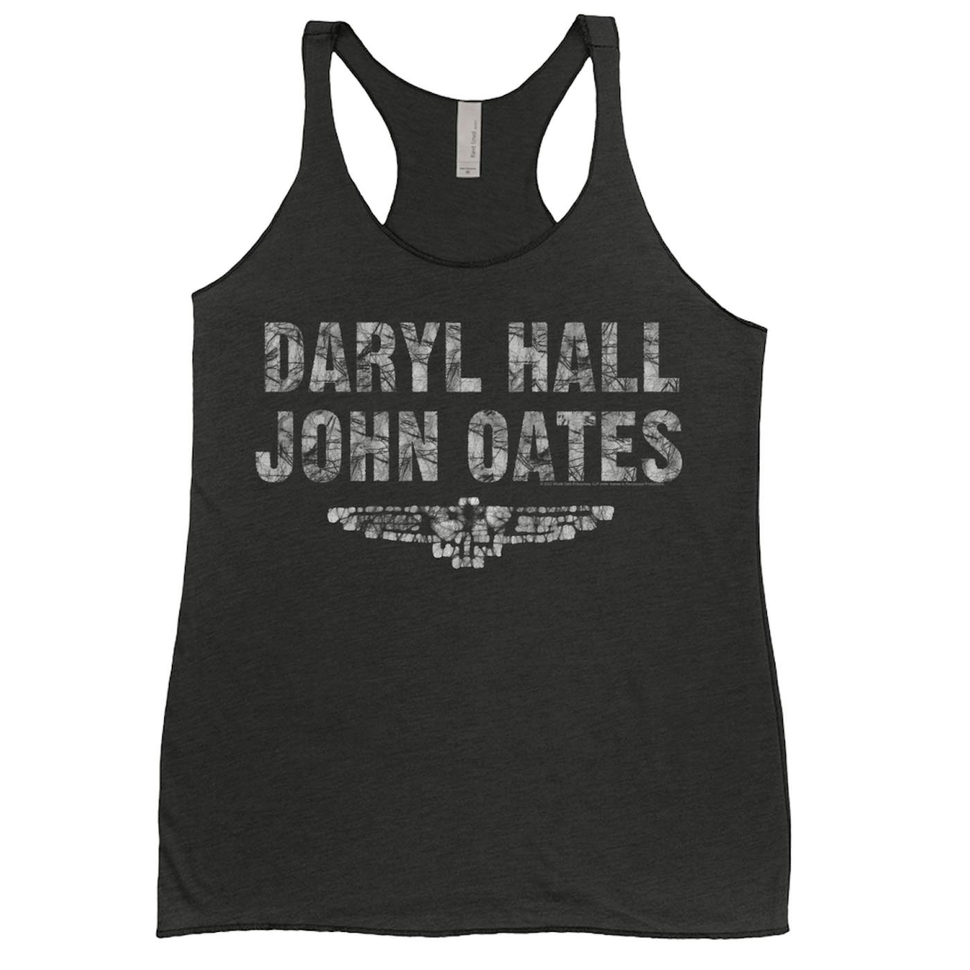 Daryl Hall & John Oates Ladies' Tank Top | Batik Logo Hall & Oates Shirt