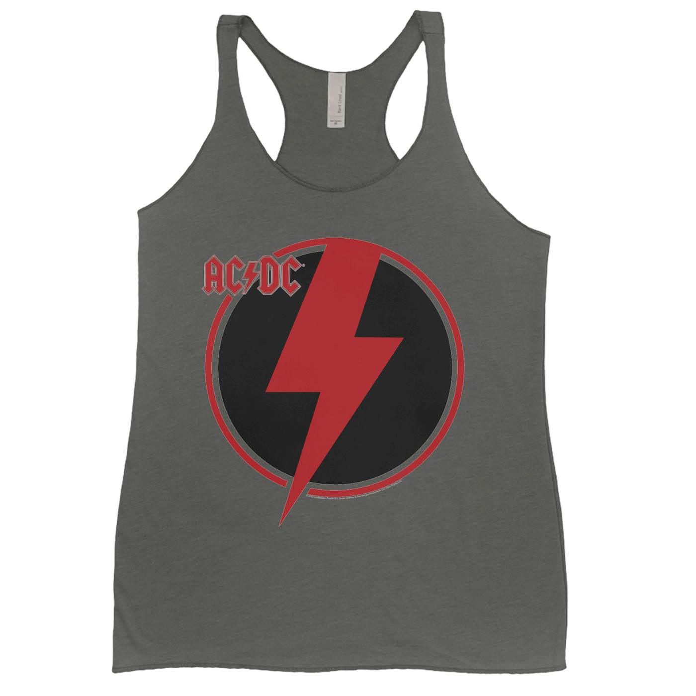 AC/DC Ladies' Tank Top | Black Red Bolt ACDC Shirt