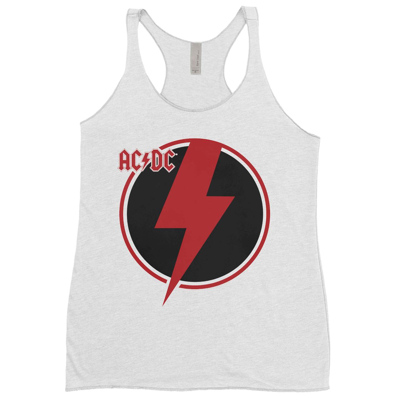 AC/DC Ladies' Tank Top | Black Red Bolt ACDC Shirt